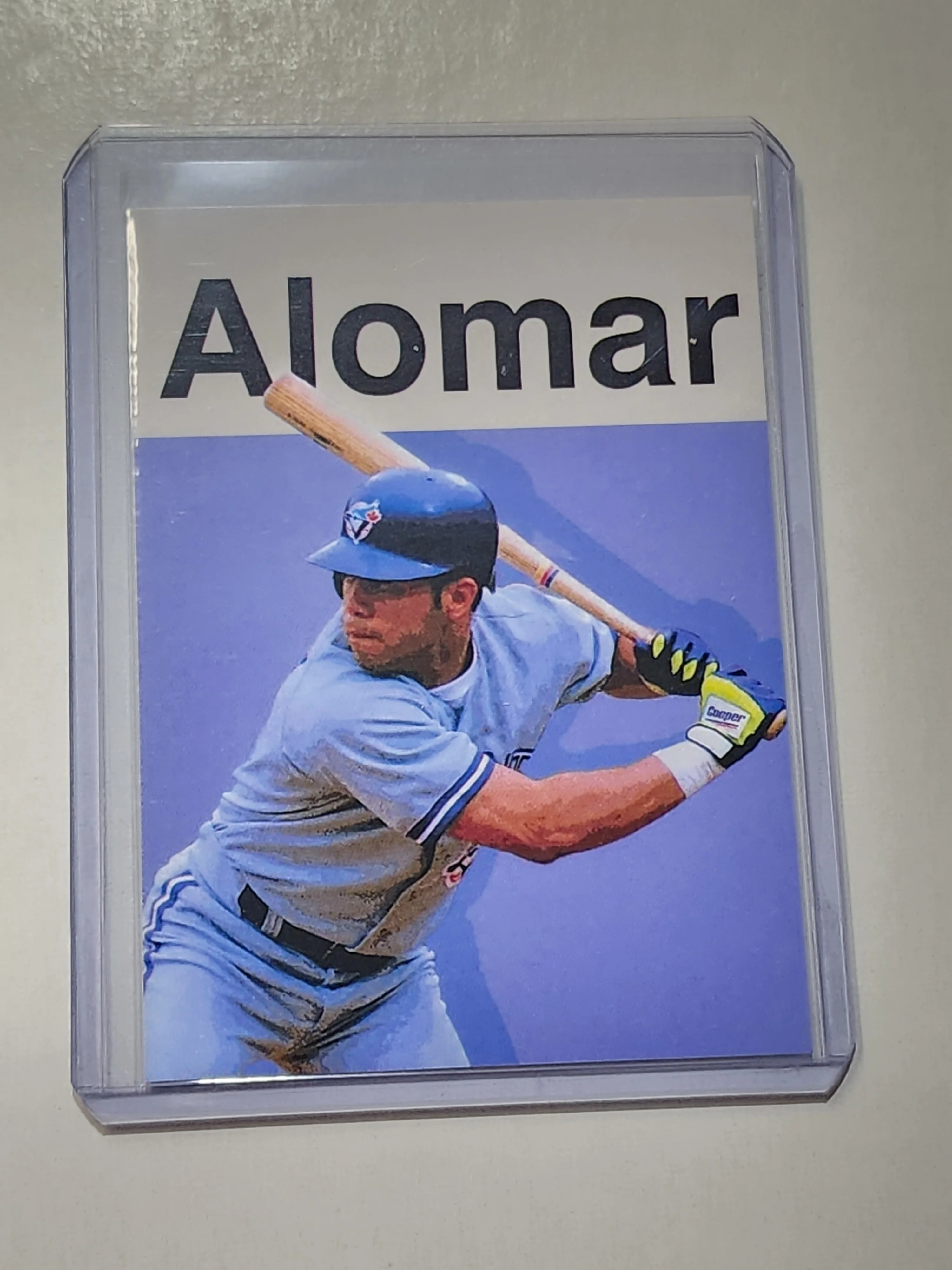 Roberto Alomar Artist Signed Baseball Art Card 1/10