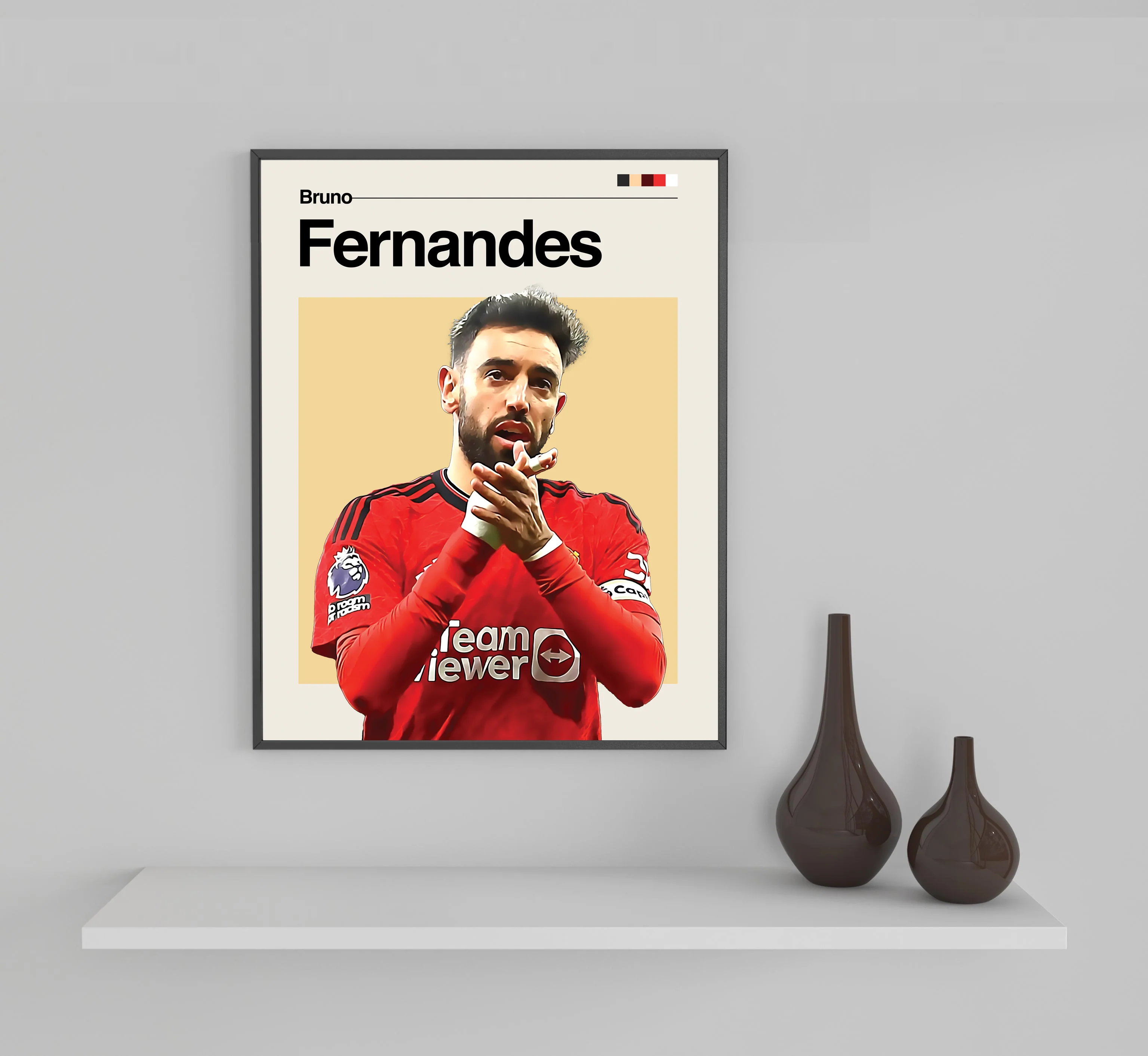 Bruno Fernandes Framed Sports Art Photo by Thomas Maxwell