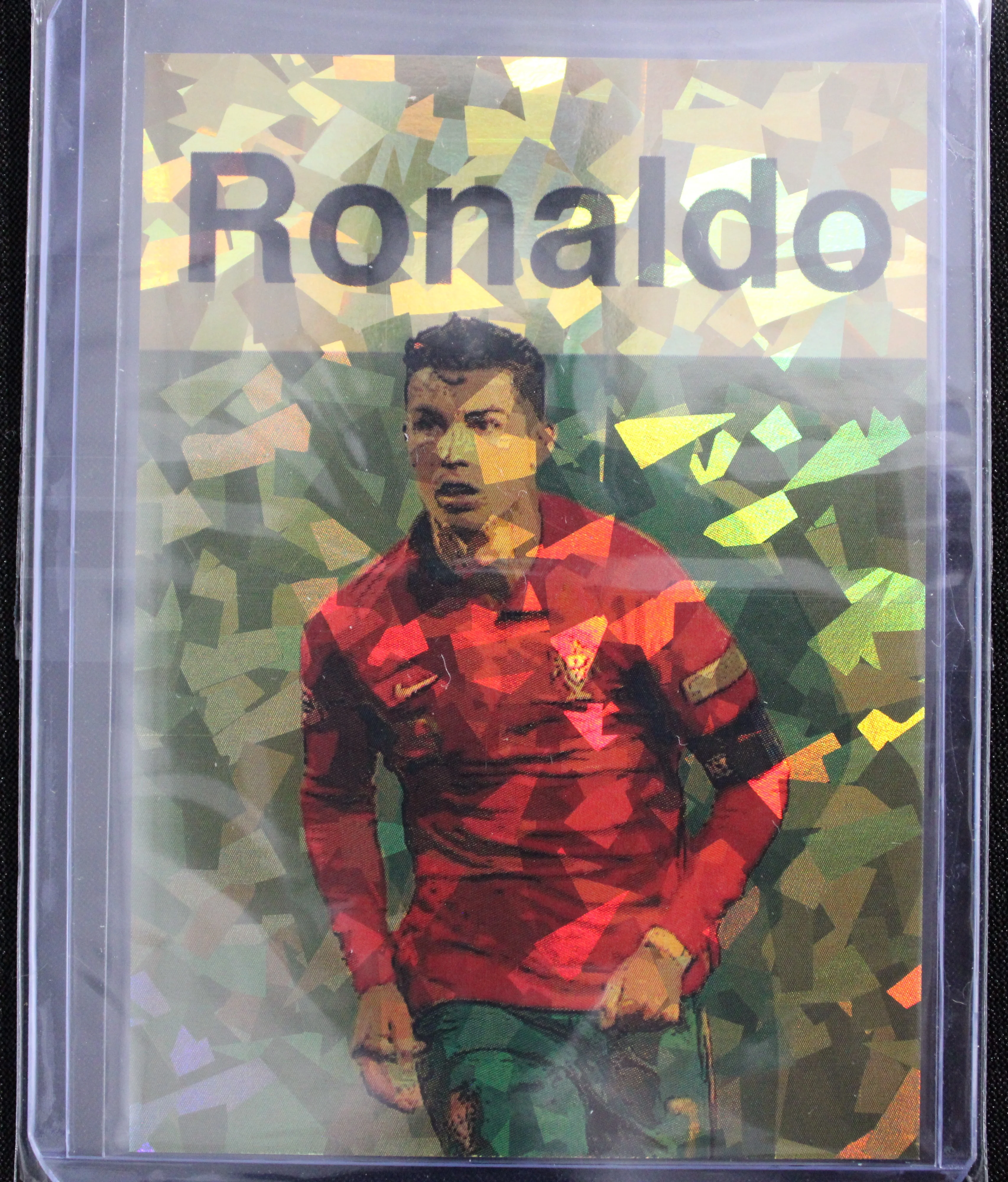 Christiano Ronaldo Artist Signed Manchester United Refractor Art Card 1/3