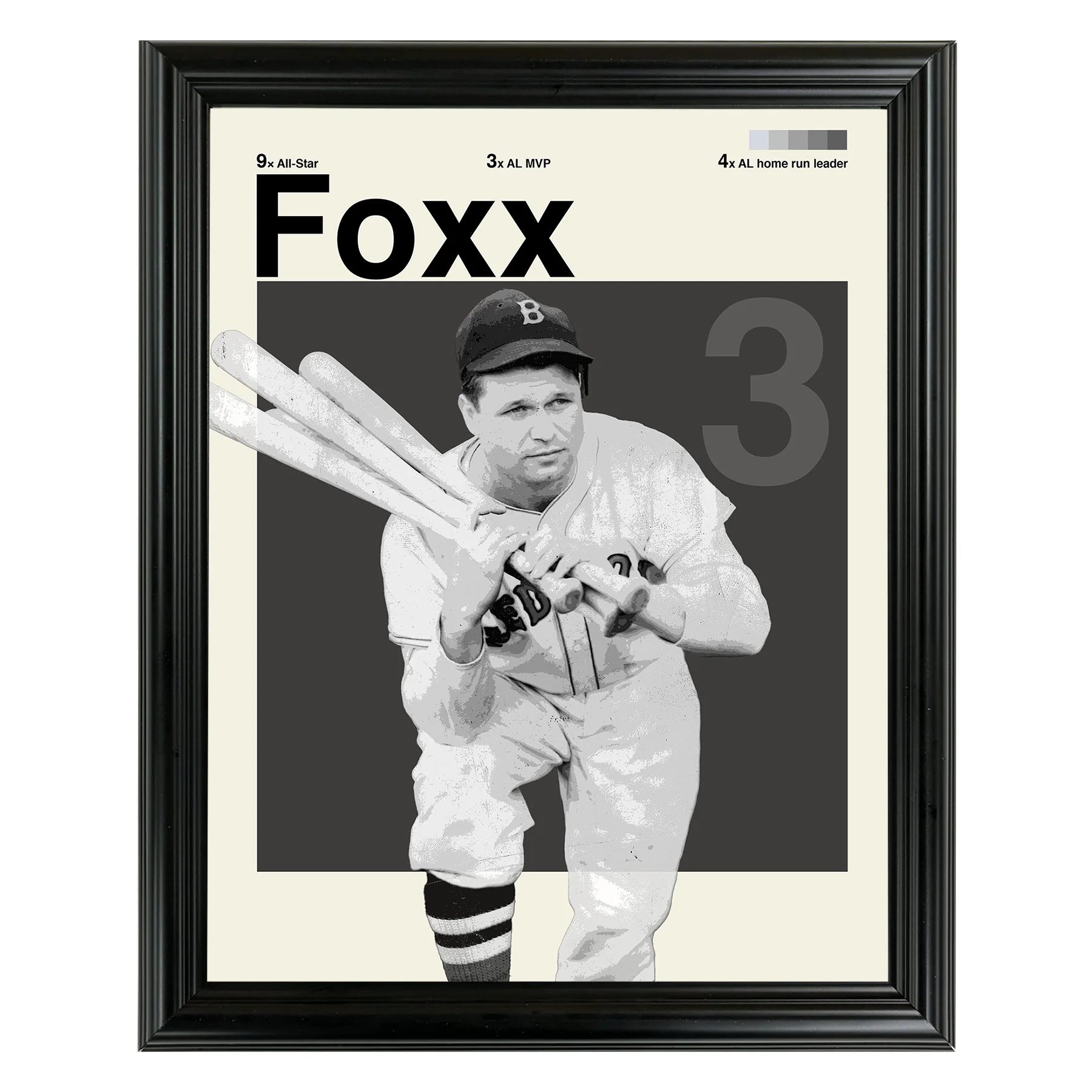 Jimmie Foxx Framed Sports Art Photo by Thomas Maxwell