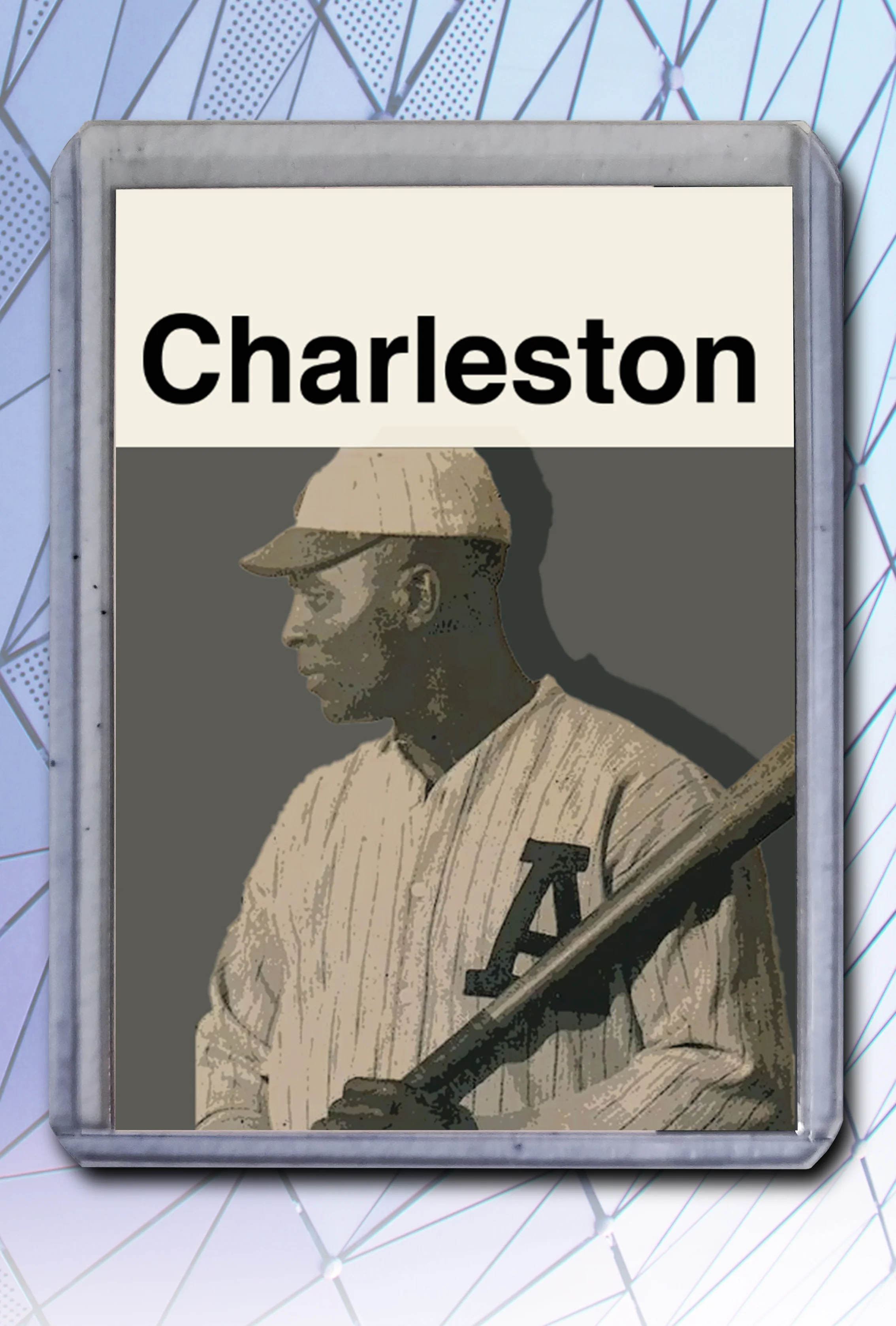 Oscar Charleston Artist Signed Baseball Art Card 2/10