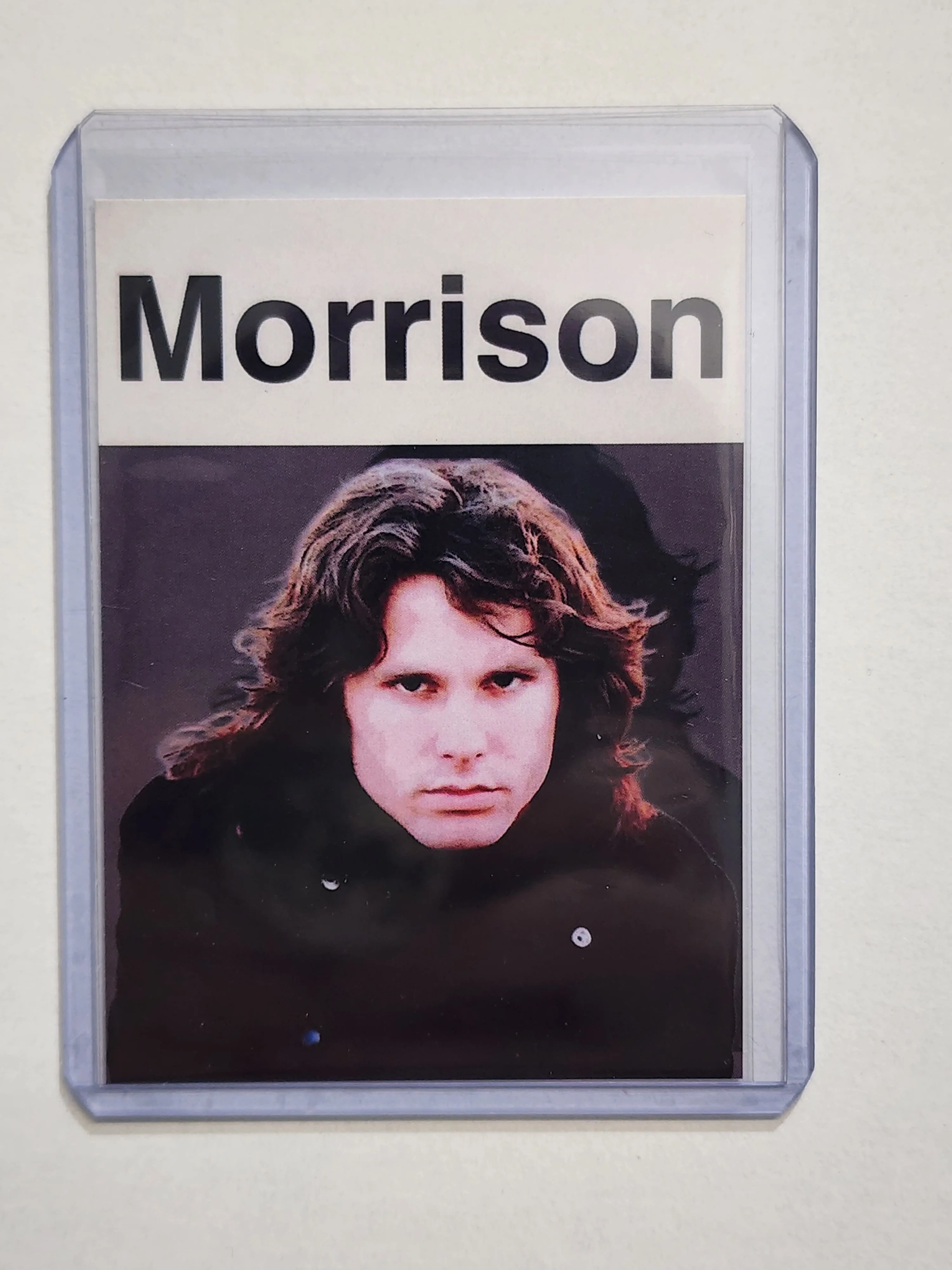 Jim Morrison Artist Signed Music Art Card 1/10