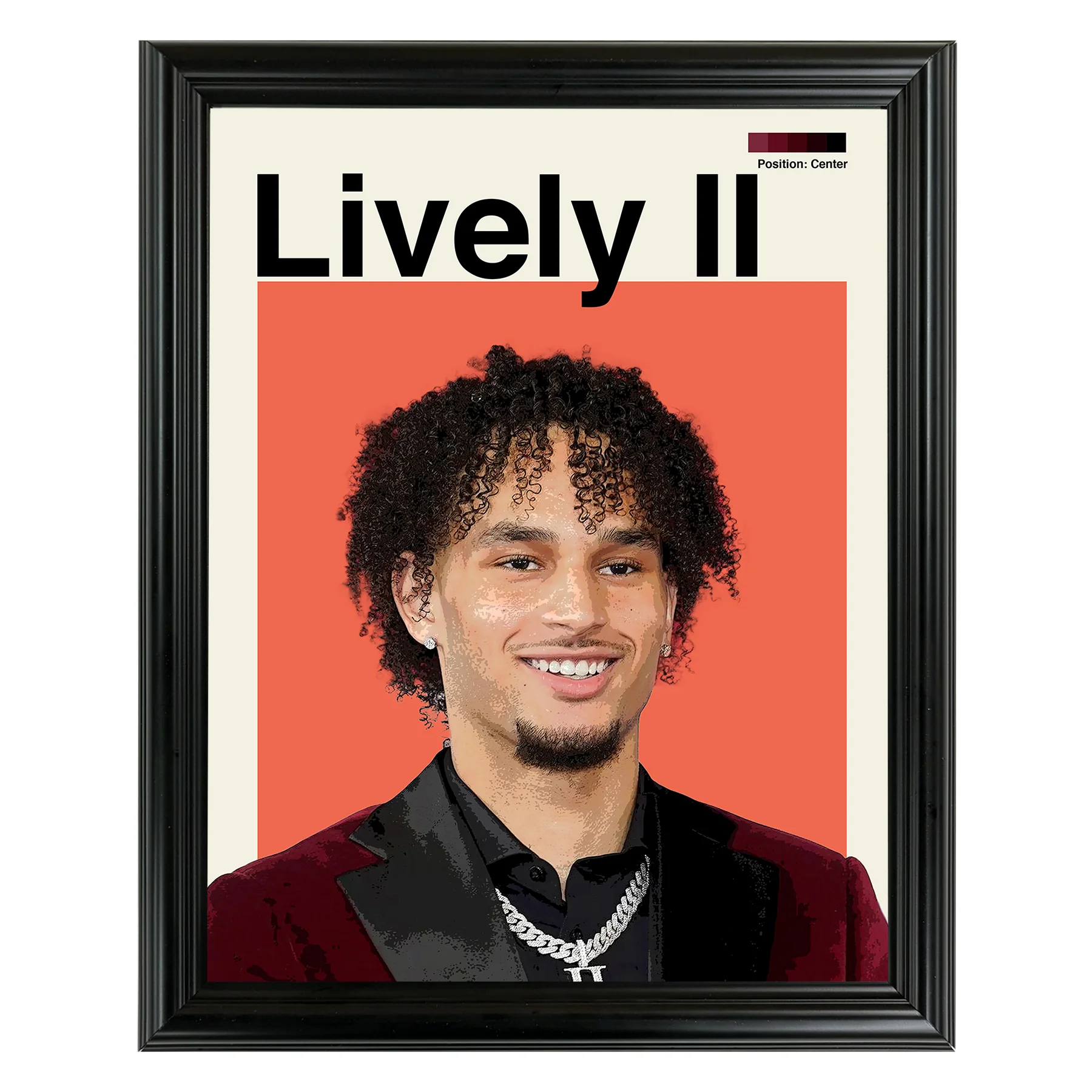 Dereck Lively II Framed Sports Art Photo by Thomas Maxwell