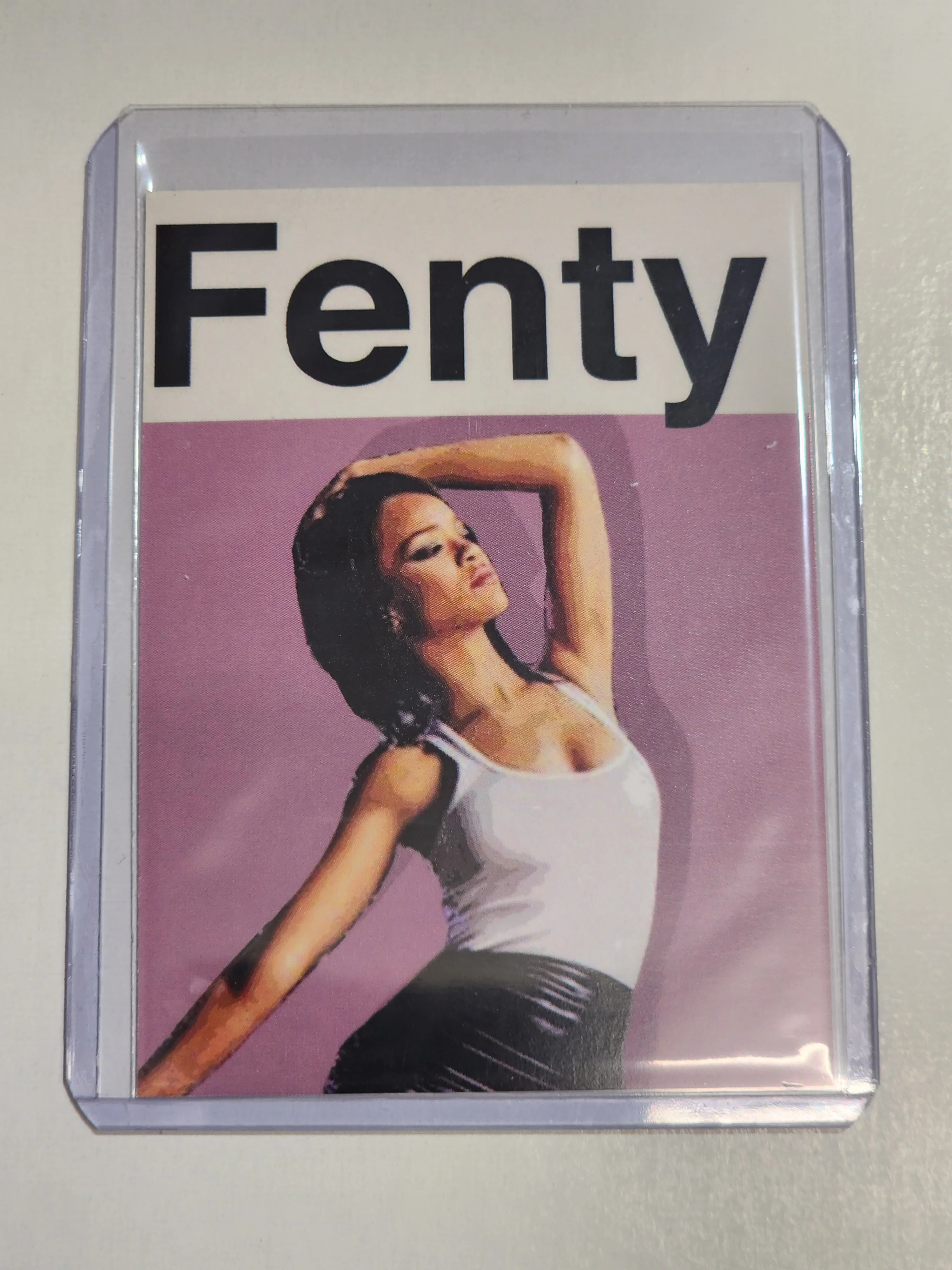 Rhianna Artist Signed Music Art Card 1/10