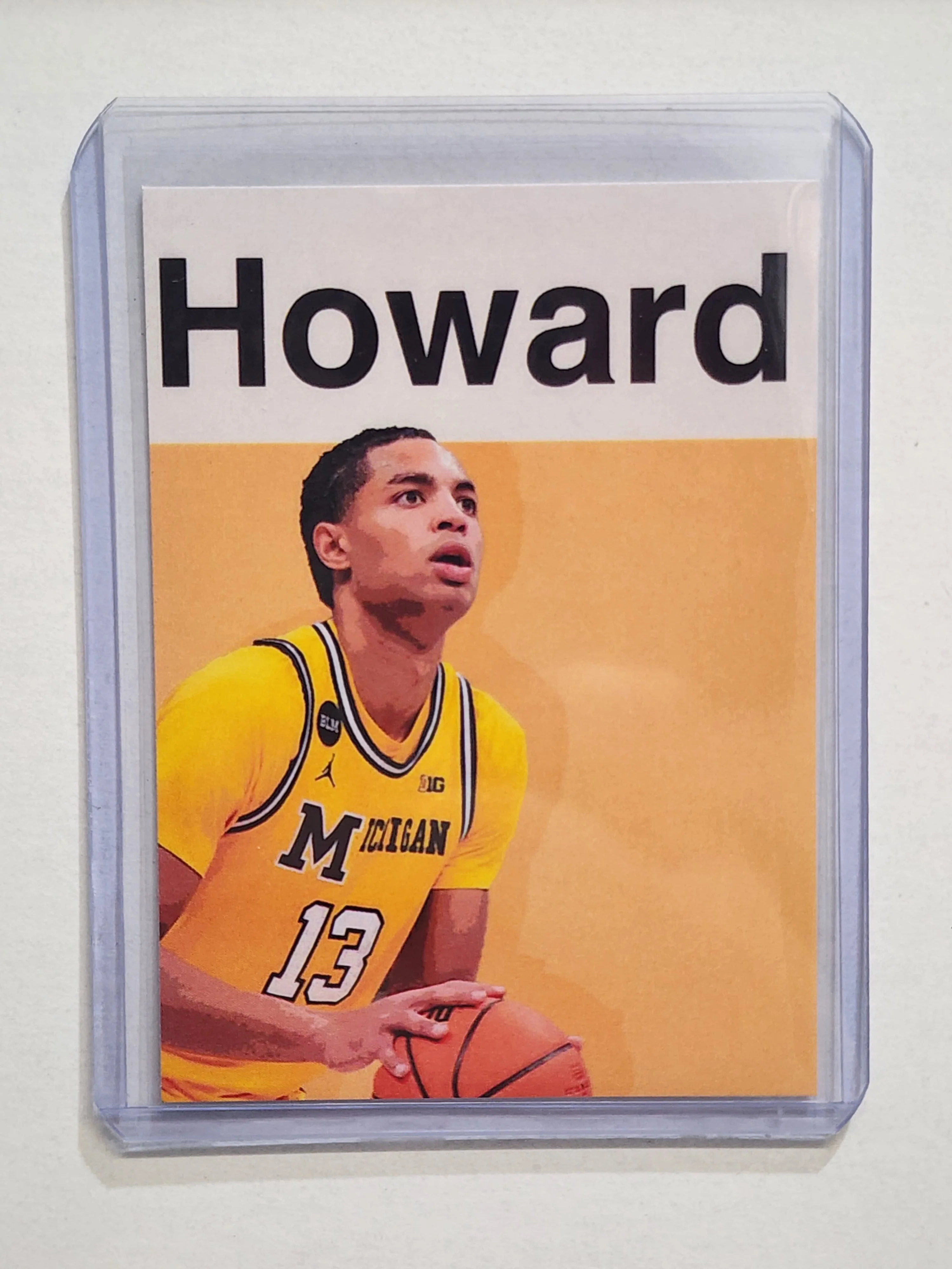 Jett Howard Artist Signed Basketball Art Card 1/10