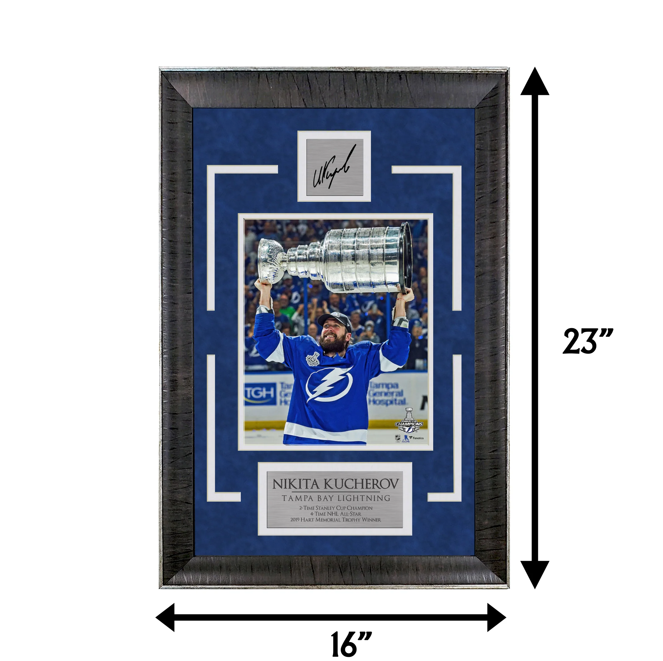Nikita Kucherov - Lightning - Sports Deluxe | 16 x 23 - Framed Hockey Photo