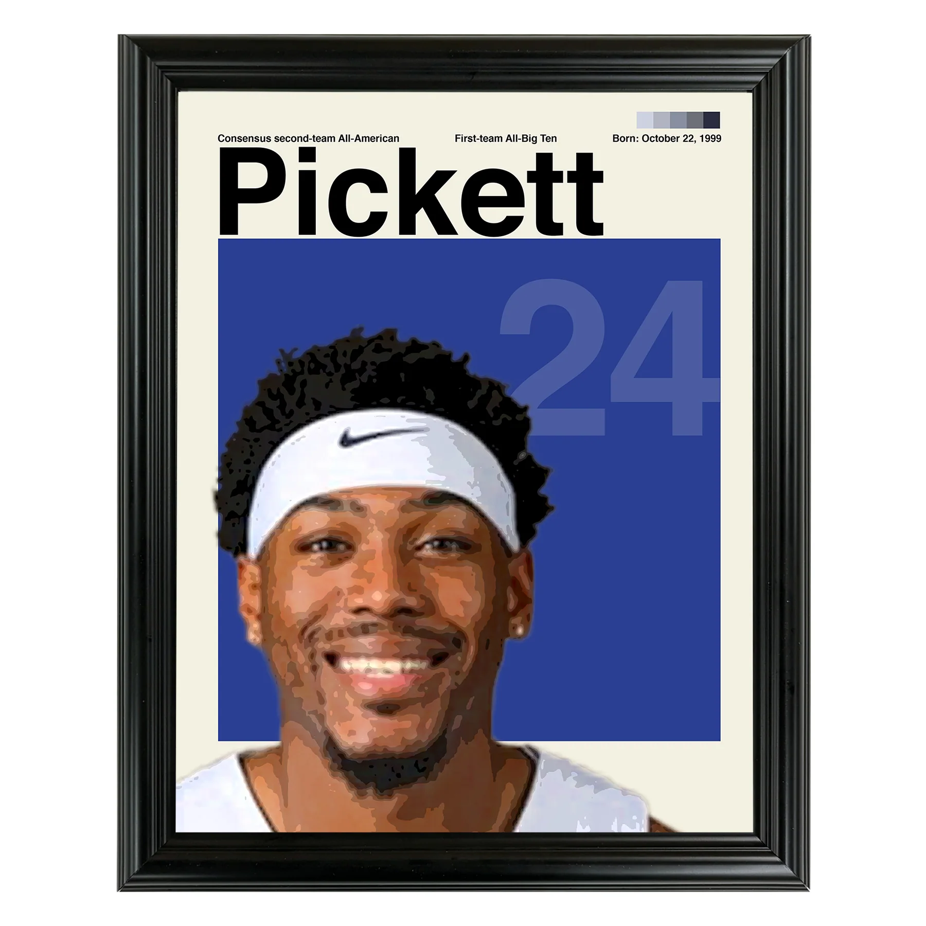 Jalen Pickett Framed Sports Art Photo by Thomas Maxwell