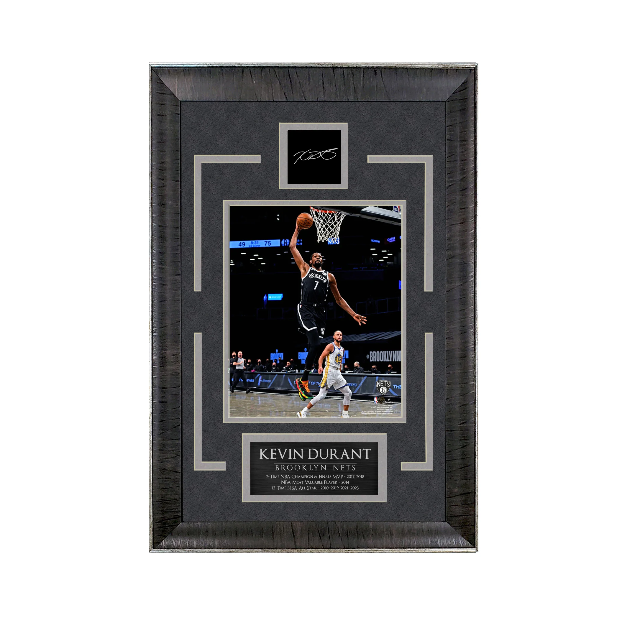 Kevin Durant - Brooklyn Icon - Sports Deluxe | 16 x 23 - Framed Basketball Photo