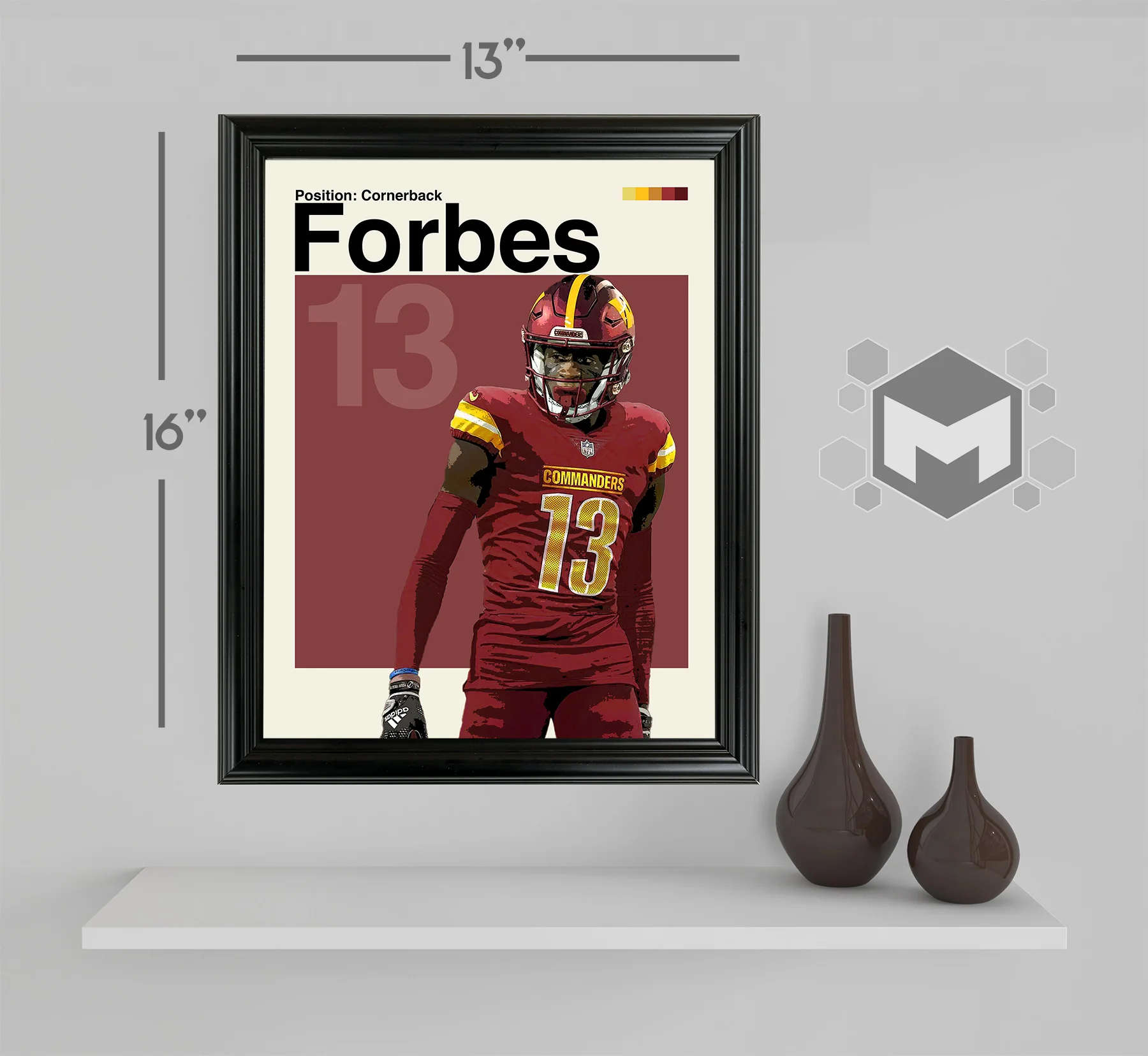 Emmanuel Forbes Framed Sports Art Photo by Thomas Maxwell
