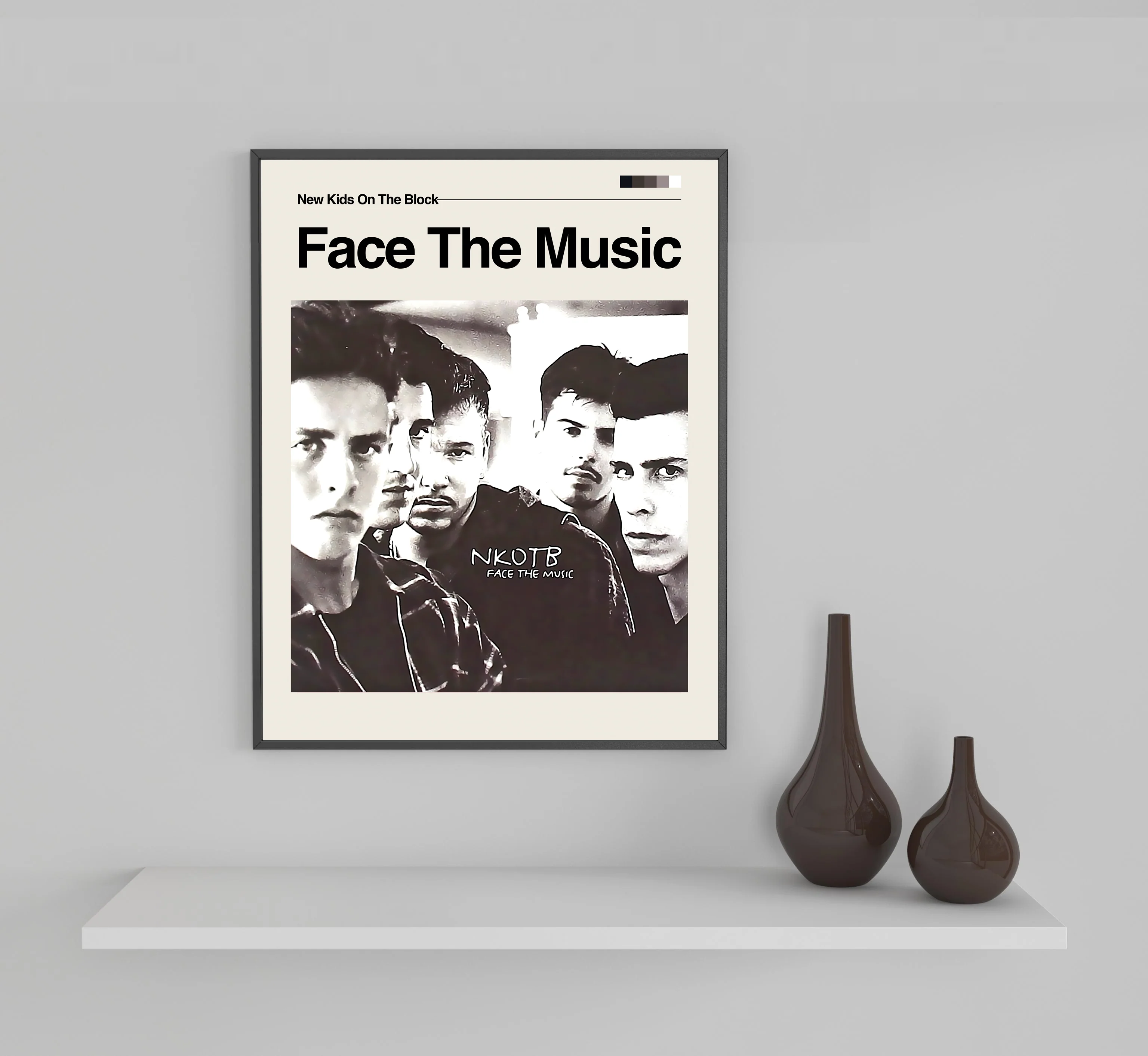 New Kids On The Block - Face The Music Framed Sports Art Photo by Thomas Maxwell