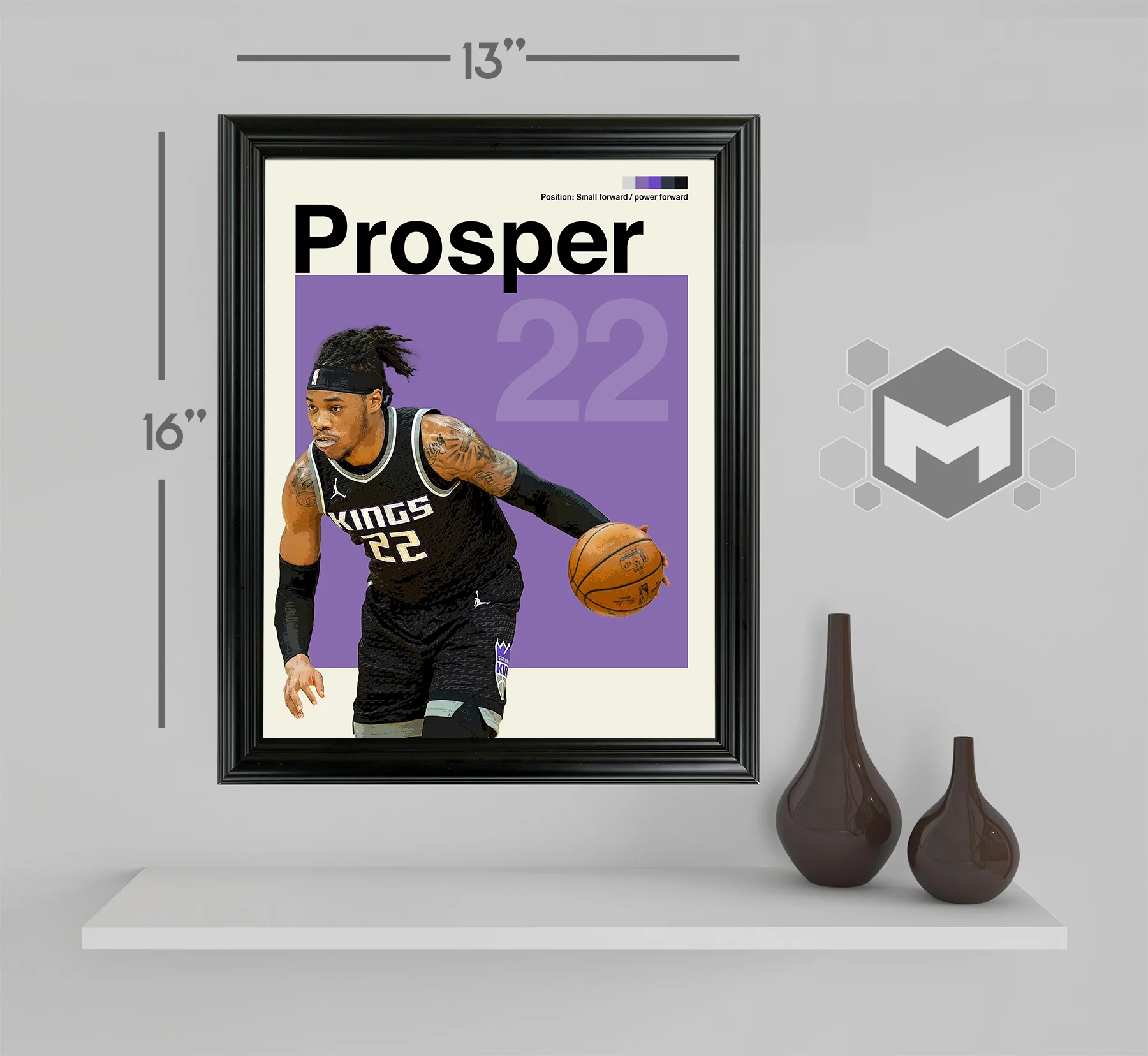 Olivier-Maxence Prosper Framed Sports Art Photo by Thomas Maxwell