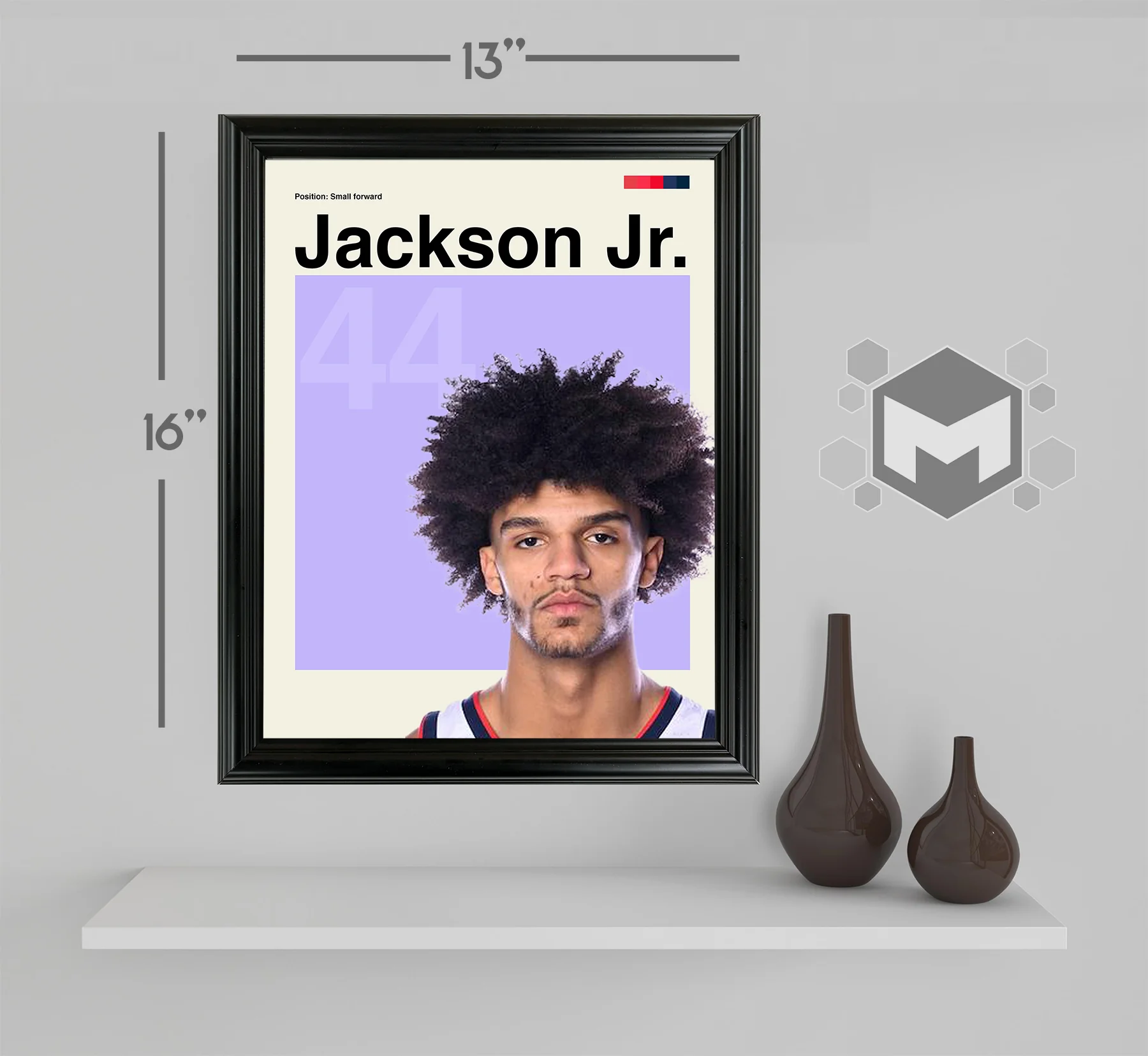 Andre Jackson Jr. Framed Sports Art Photo by Thomas Maxwell