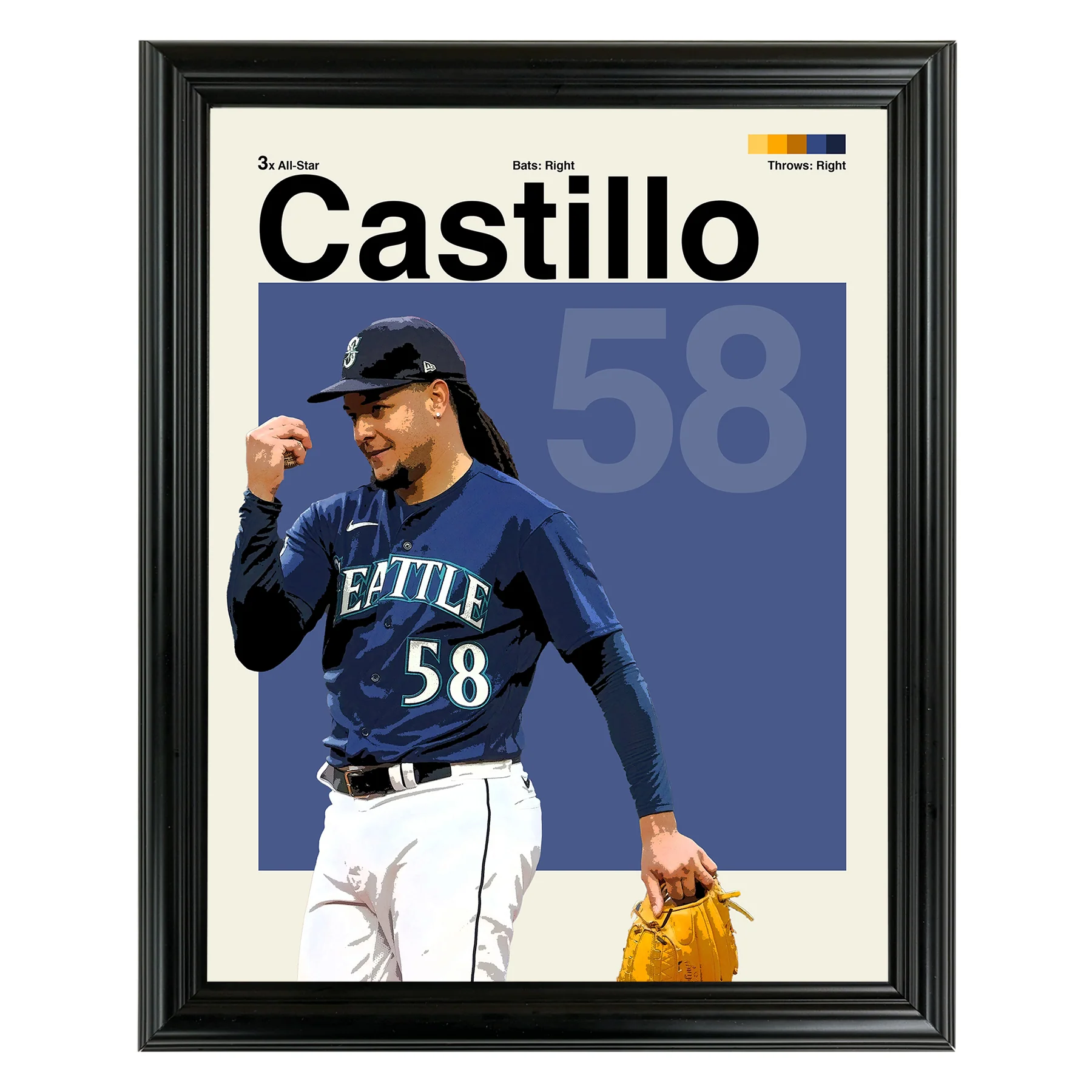 Luis Castillo Framed Sports Art Photo by Thomas Maxwell