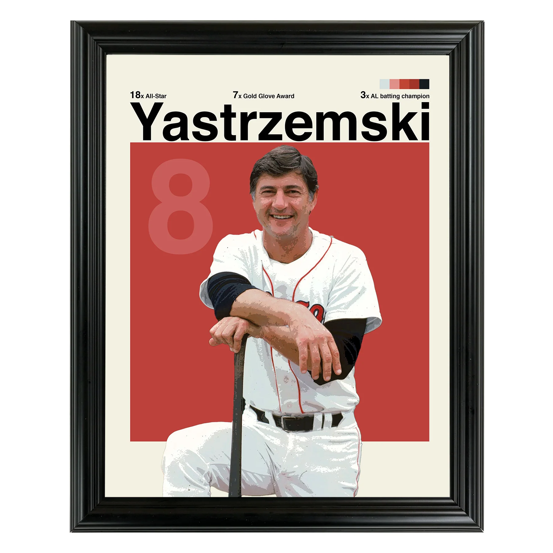 Carl Yastrzemski Framed Sports Art Photo by Thomas Maxwell