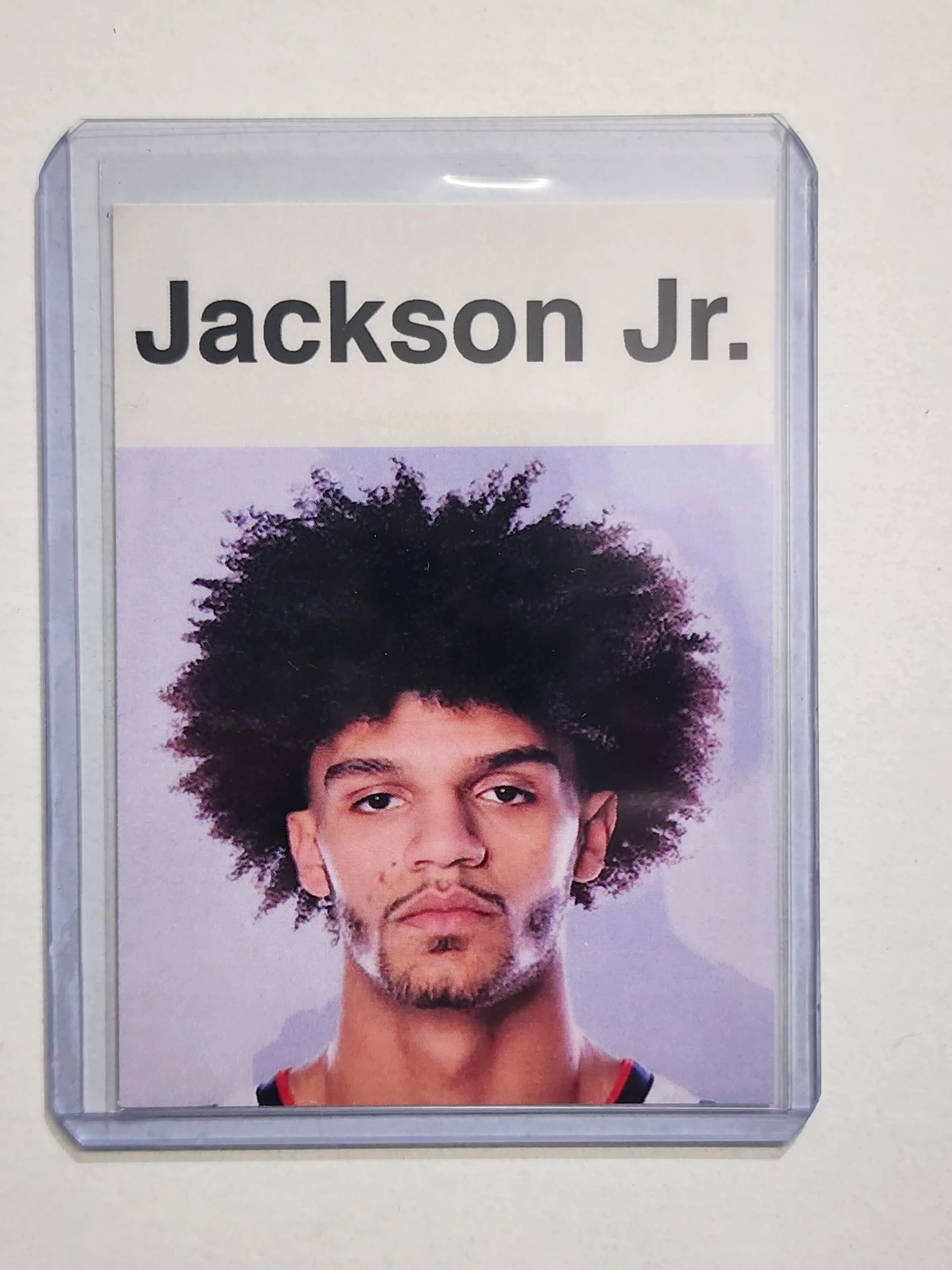 Andre Jackson Jr. Artist Signed Basketball Art Card 1/10