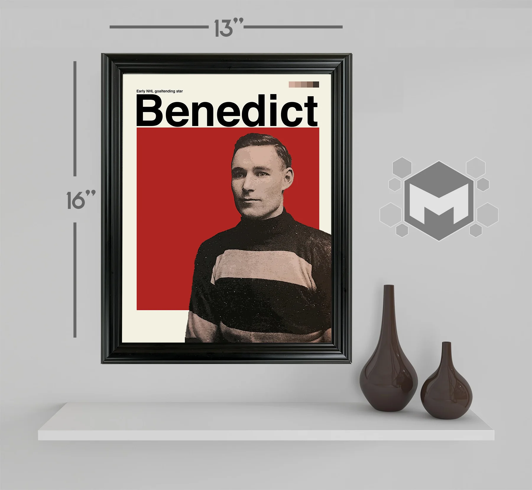 Clint Benedict Framed Sports Art Photo by Thomas Maxwell