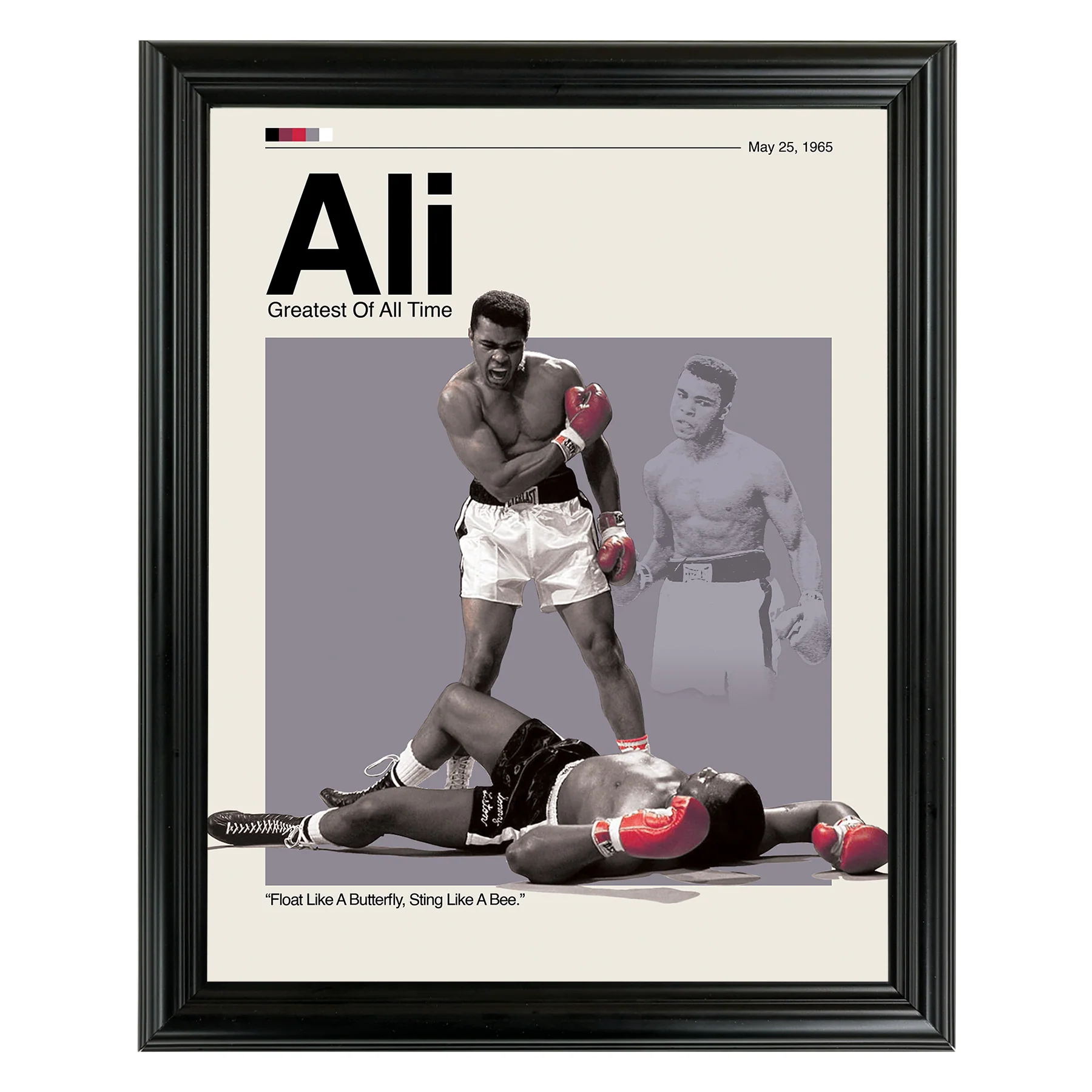 Muhammad Ali Framed Sports Art Photo by Thomas Maxwell