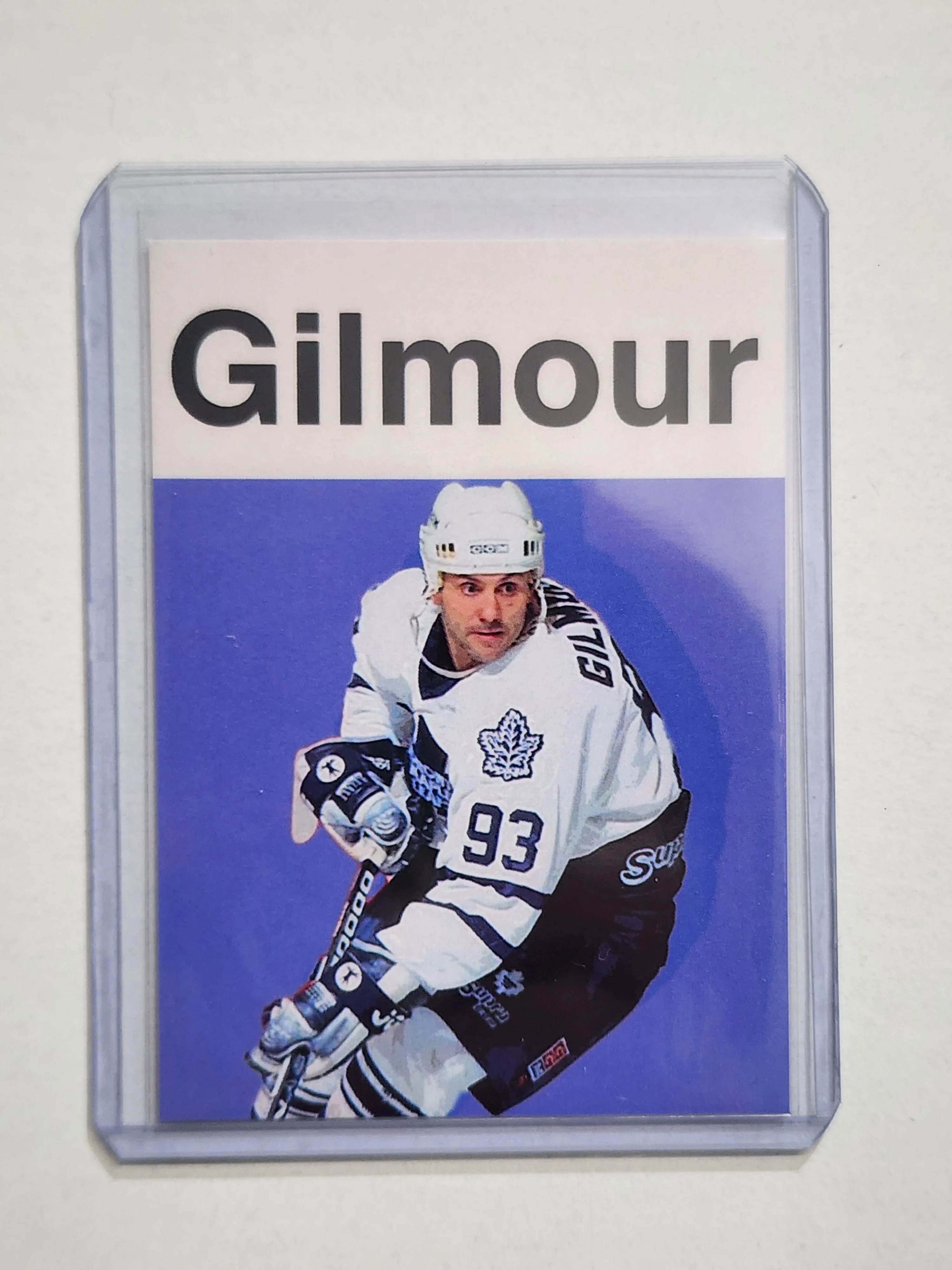 Doug Gilmour Artist Signed Hockey Art Card 1/10