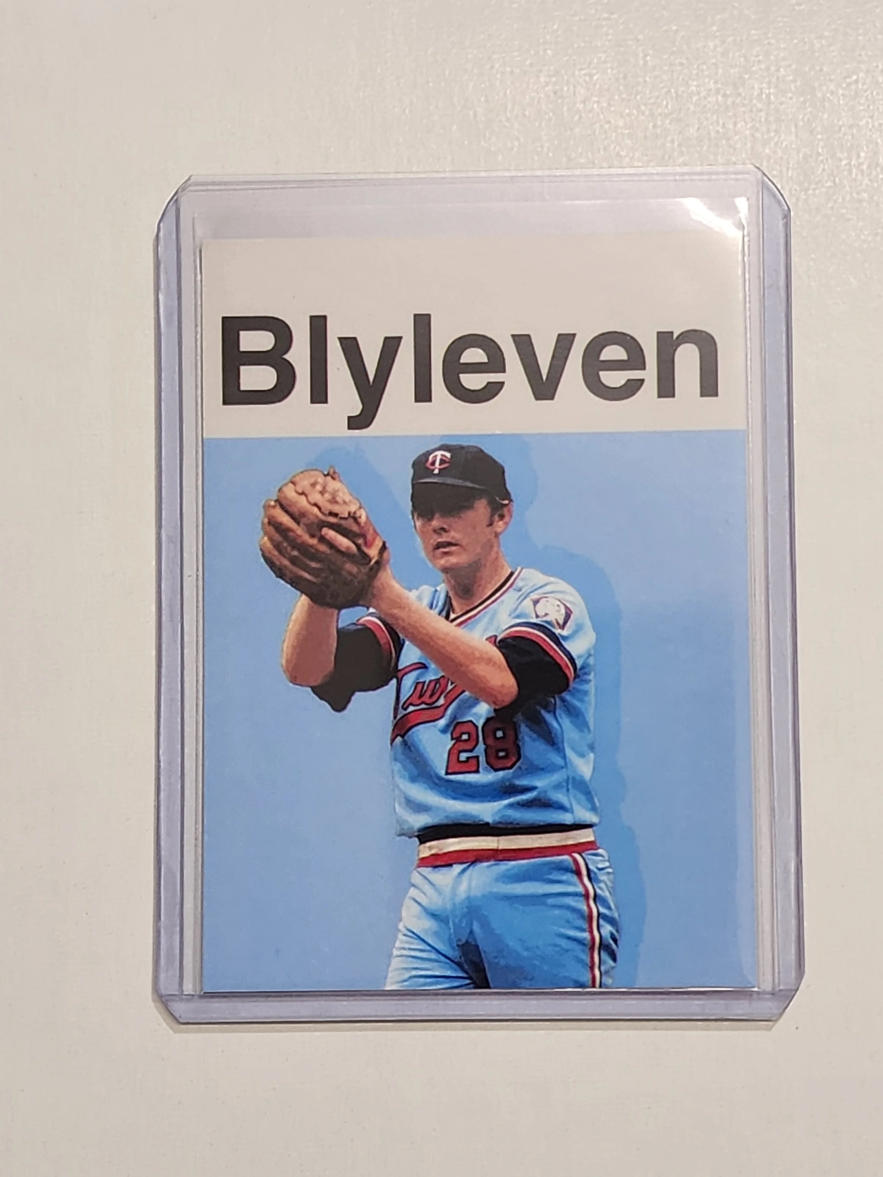 Bert Blyleven Artist Signed Baseball Art Card 1/10