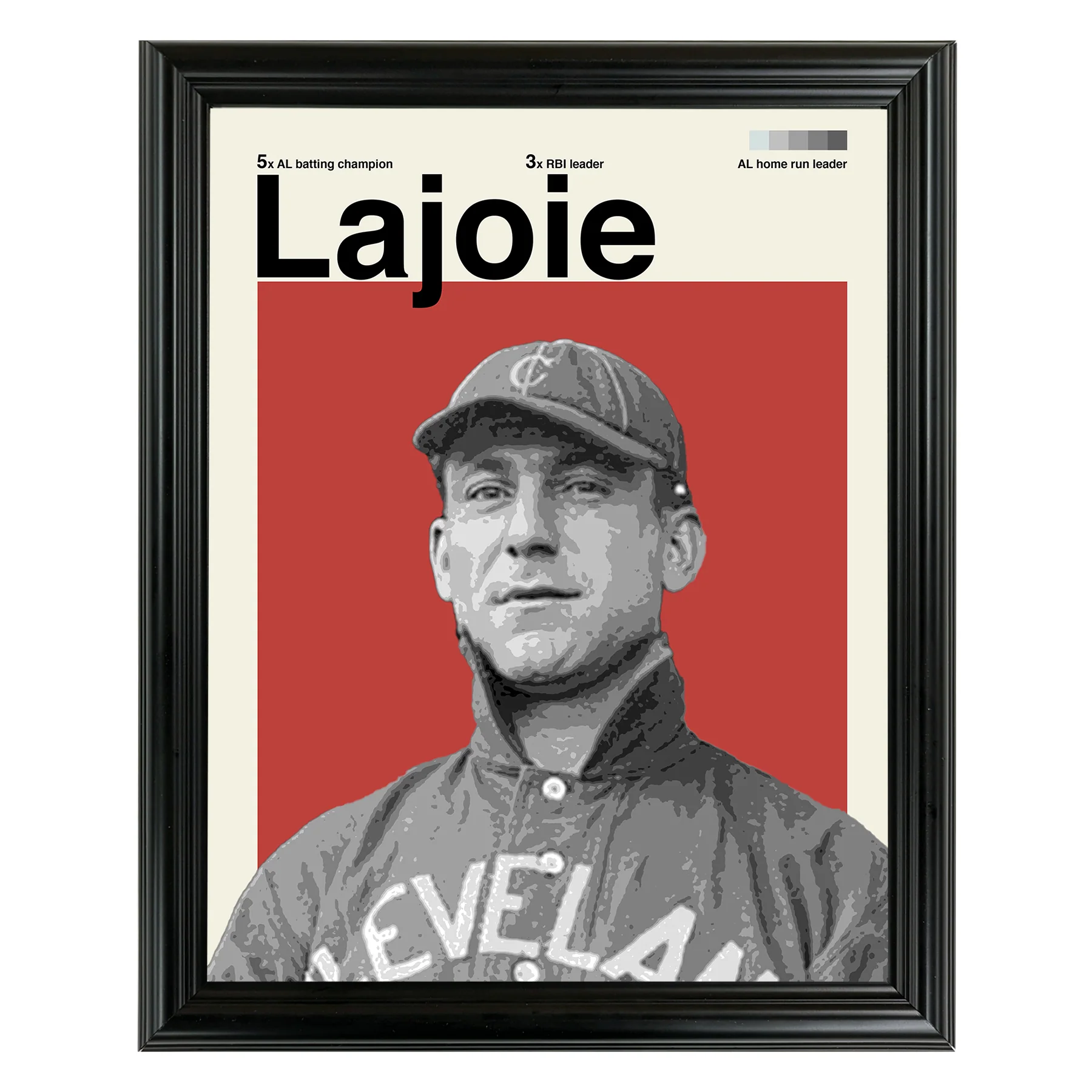 Nap Lajoie Framed Sports Art Photo by Thomas Maxwell