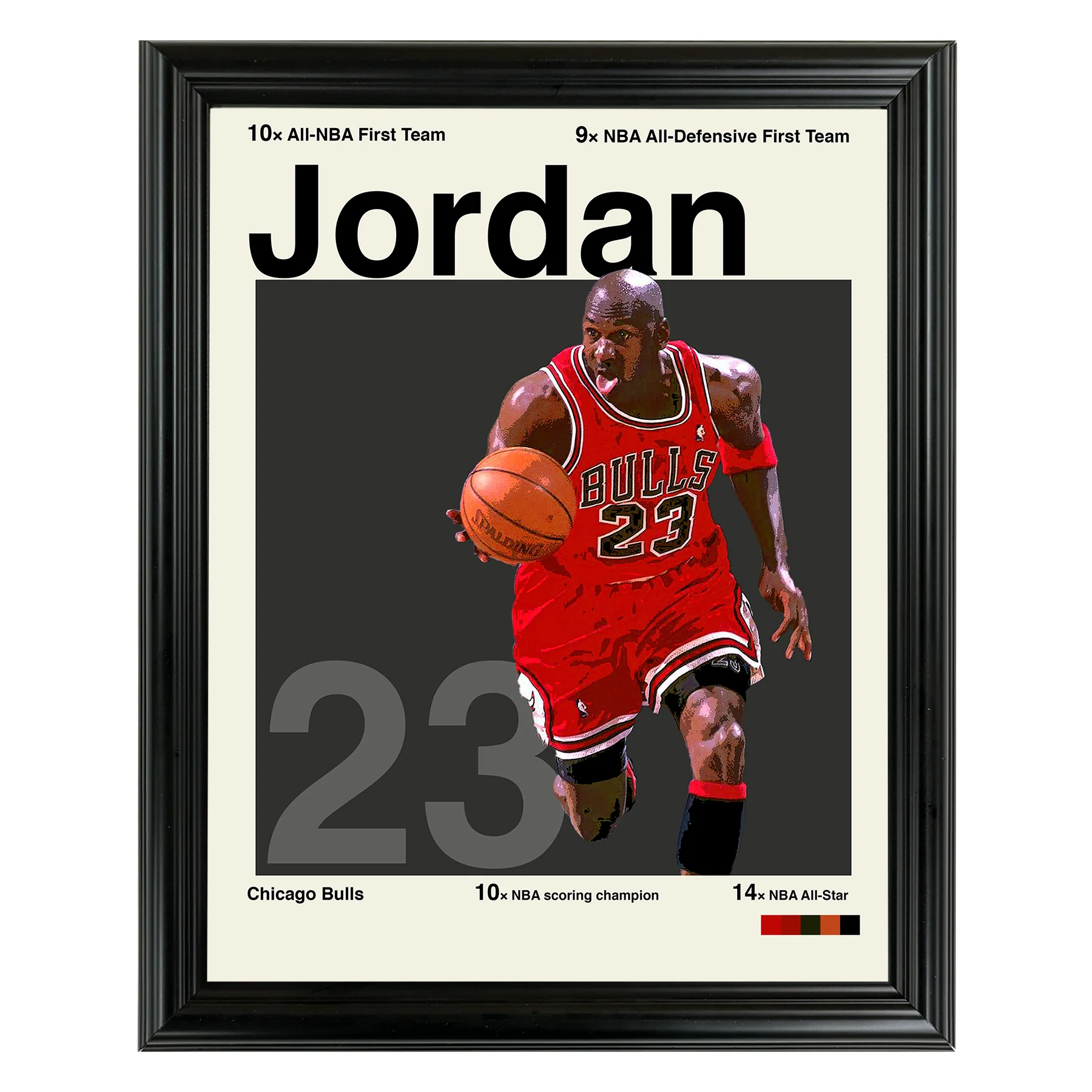 Michael Jordan Sports Art Framed Photo by Thomas Maxwell