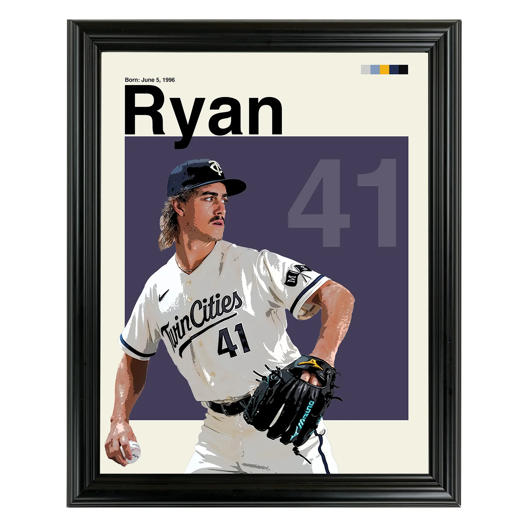 Joe Ryan Framed Sports Art Photo by Thomas Maxwell