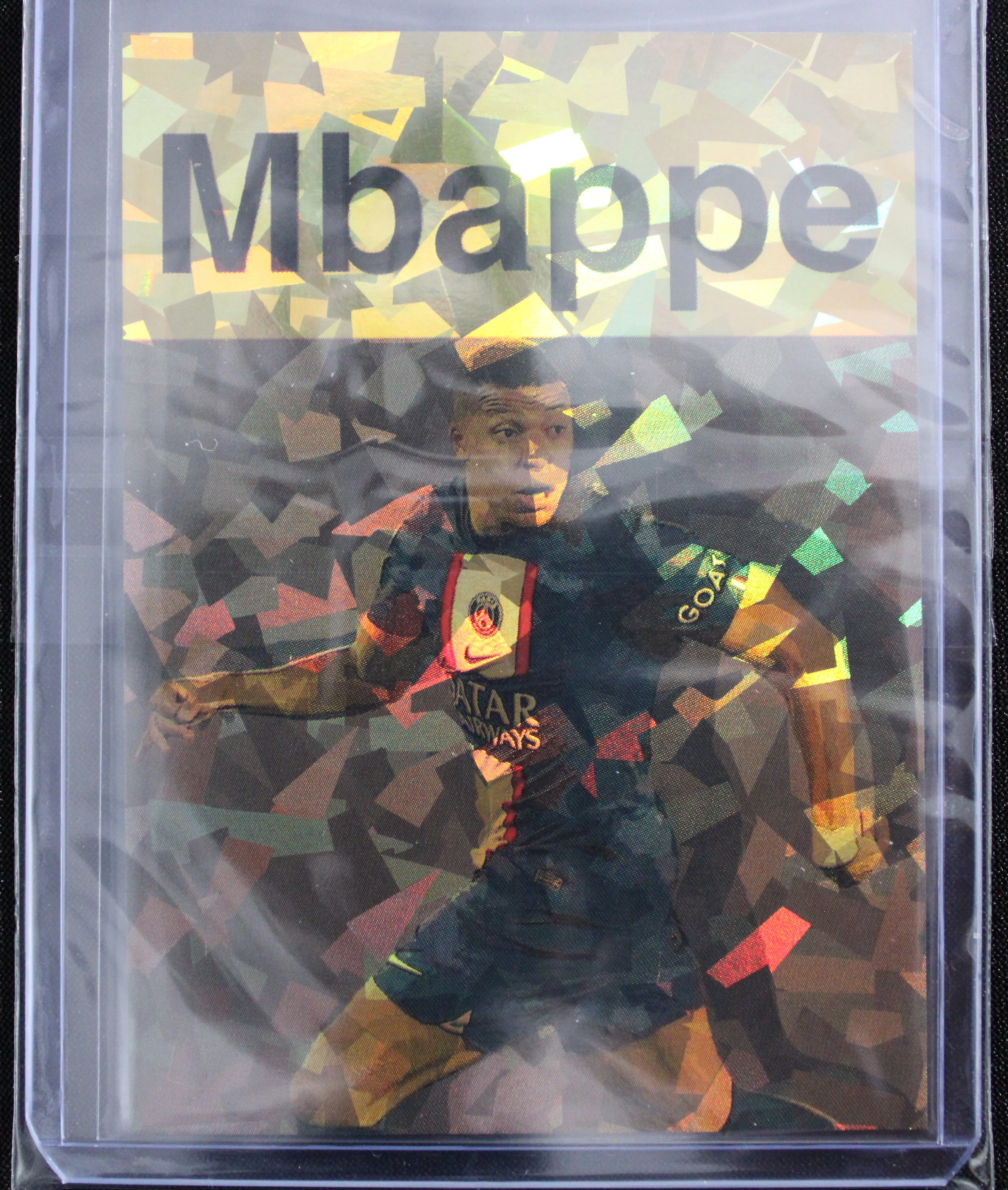 Kylian Mbappe Artist Signed France National Football Team Refractor Art Card 1/3