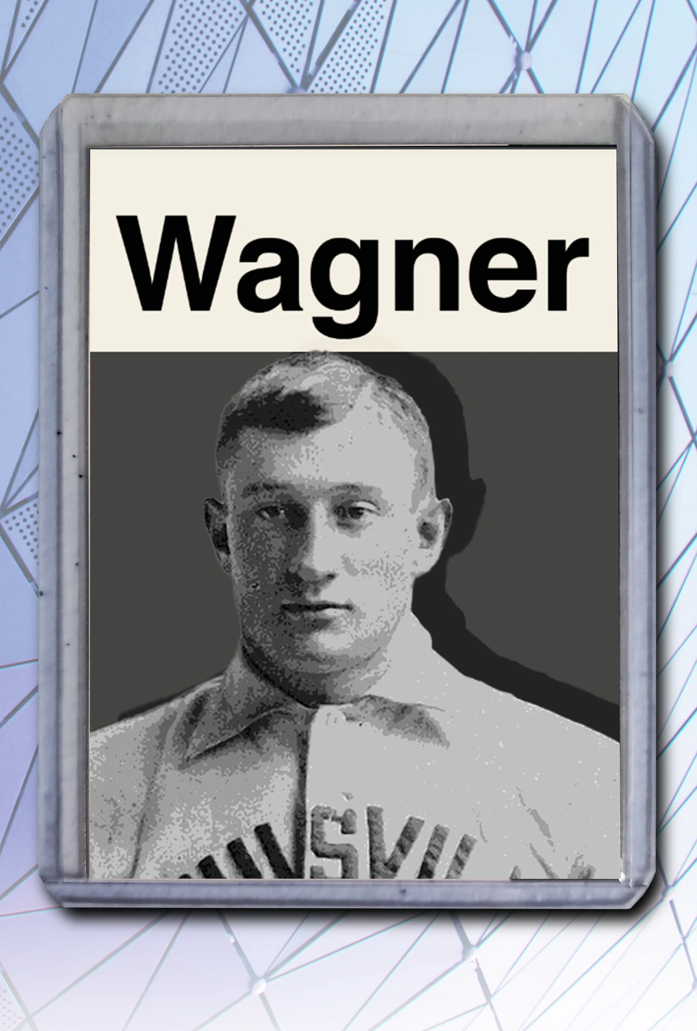 Honus Wagner Artist Signed Baseball Art Card 2/10