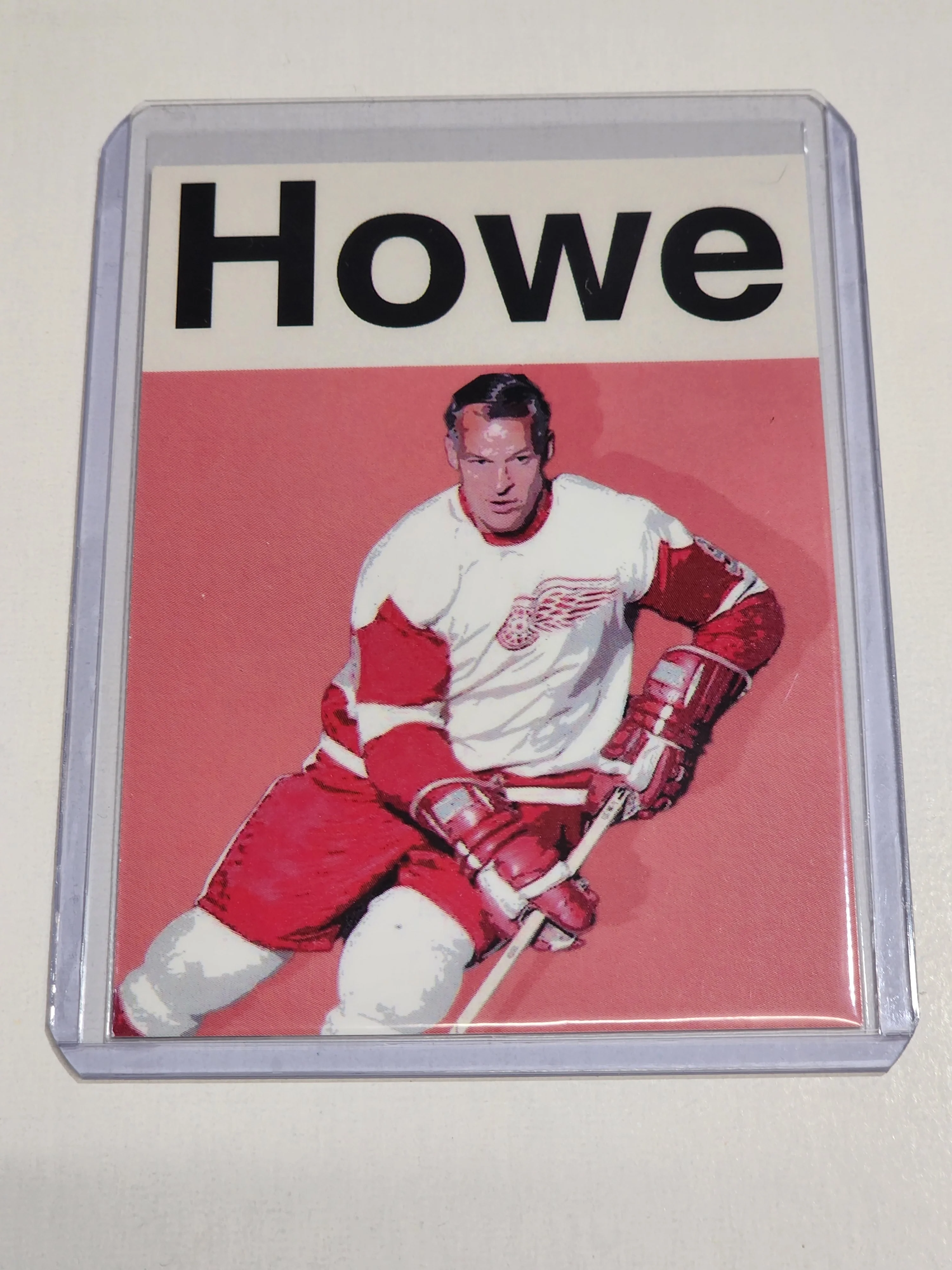 Gordie Howe Artist Signed Hockey Art Card 1/10