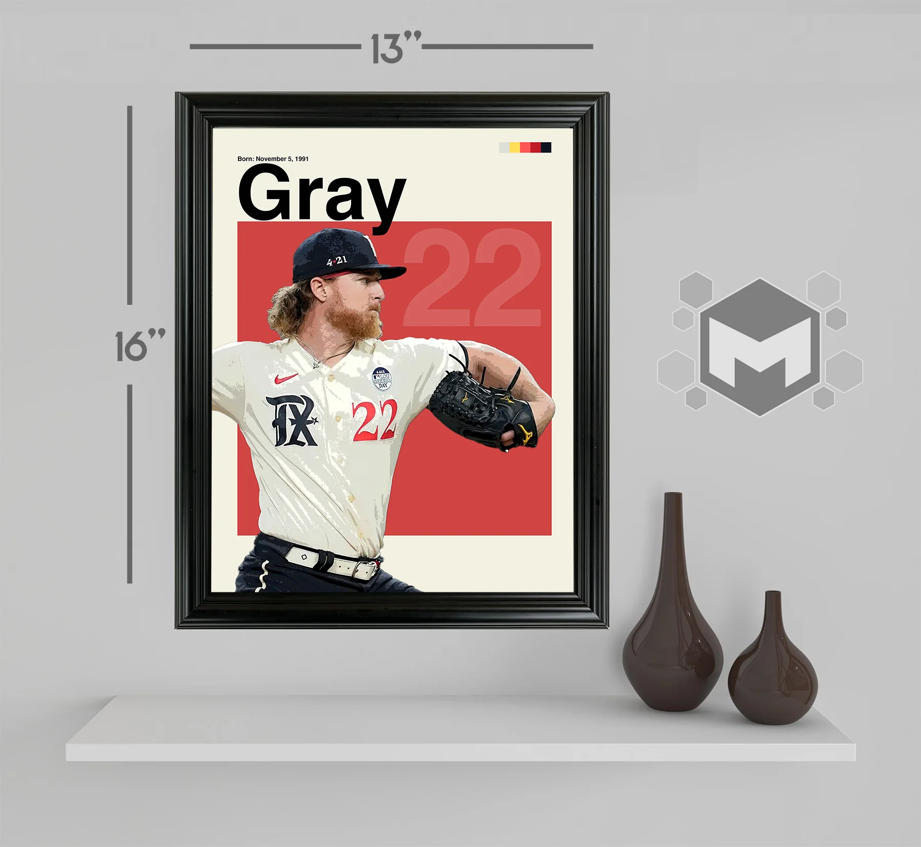 Jon Gray Framed Sports Art Photo by Thomas Maxwell