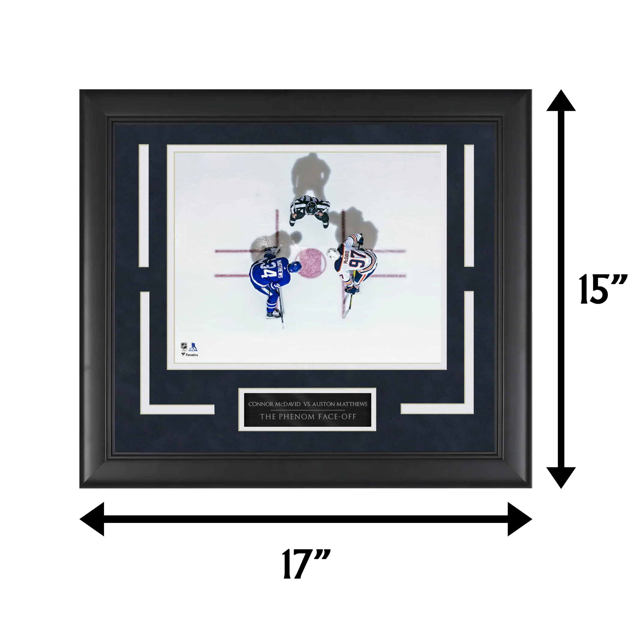 Connor McDavid vs. Auston Matthews - The New Generation - Framed Hockey Photo