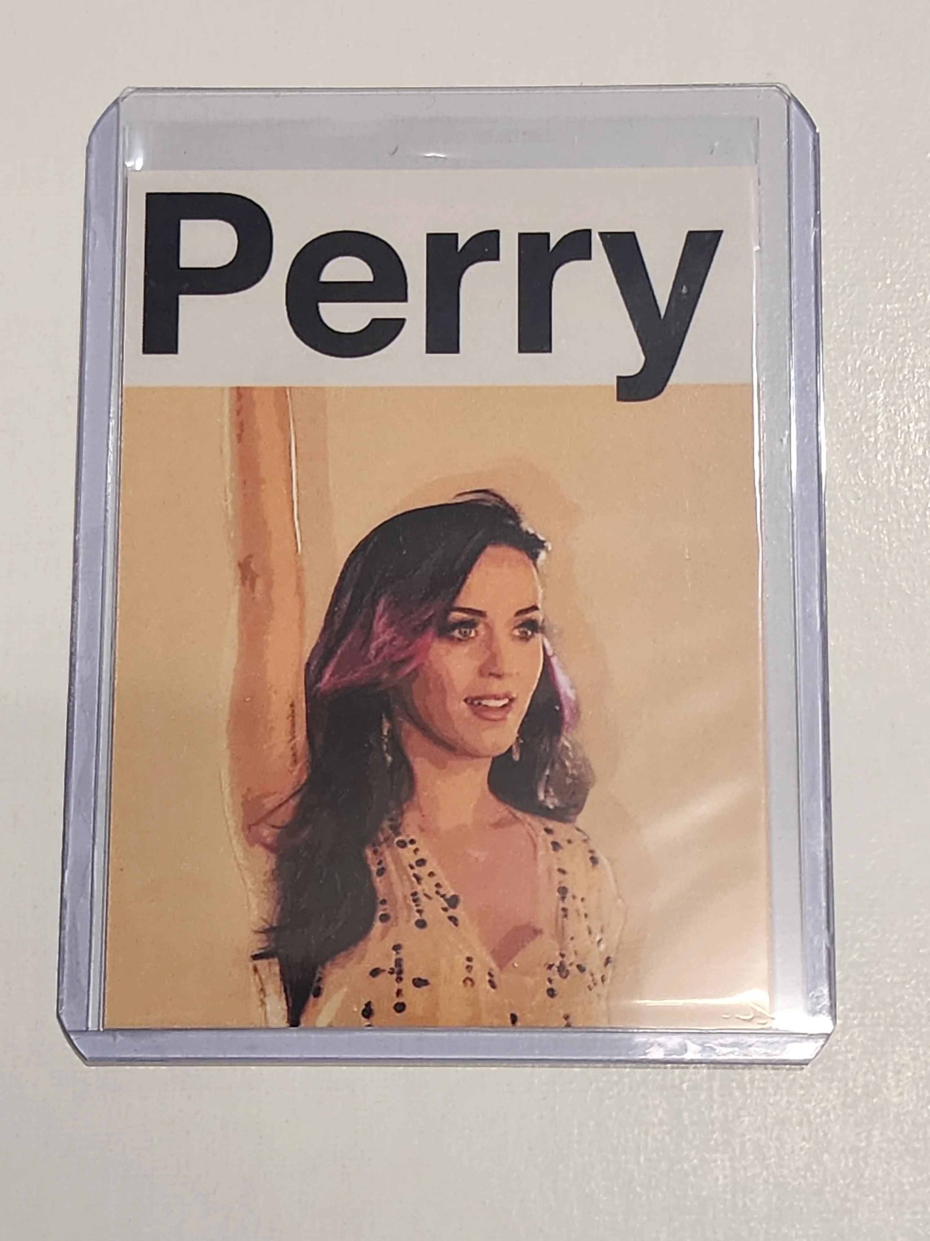 Katy Perry Artist Signed Music Art Card 1/10