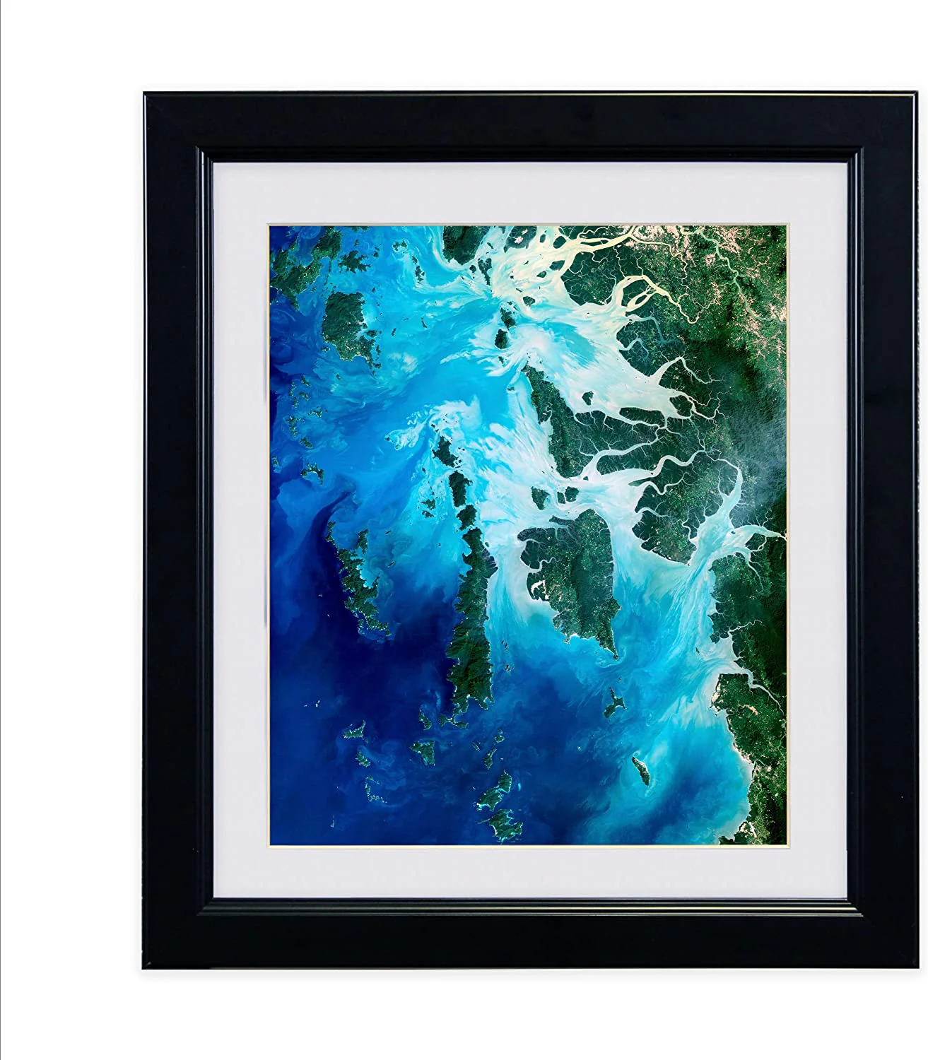 NASA Mergui Archipelago Satellite Photo - Framed Photo