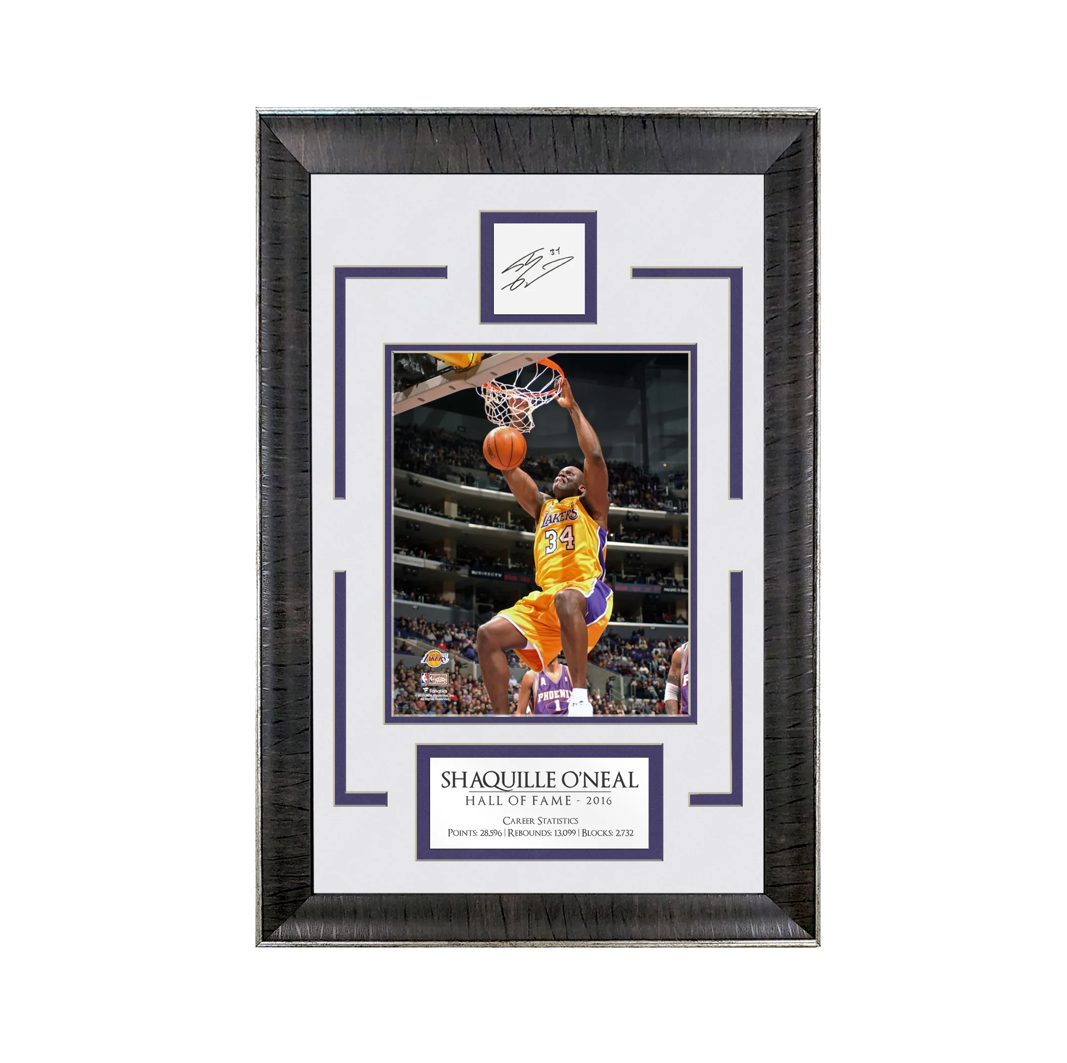 Shaquille O'Neal - Shaq Diesel - Spotlight Collection | 16 x 23 - Framed Basketball Photo