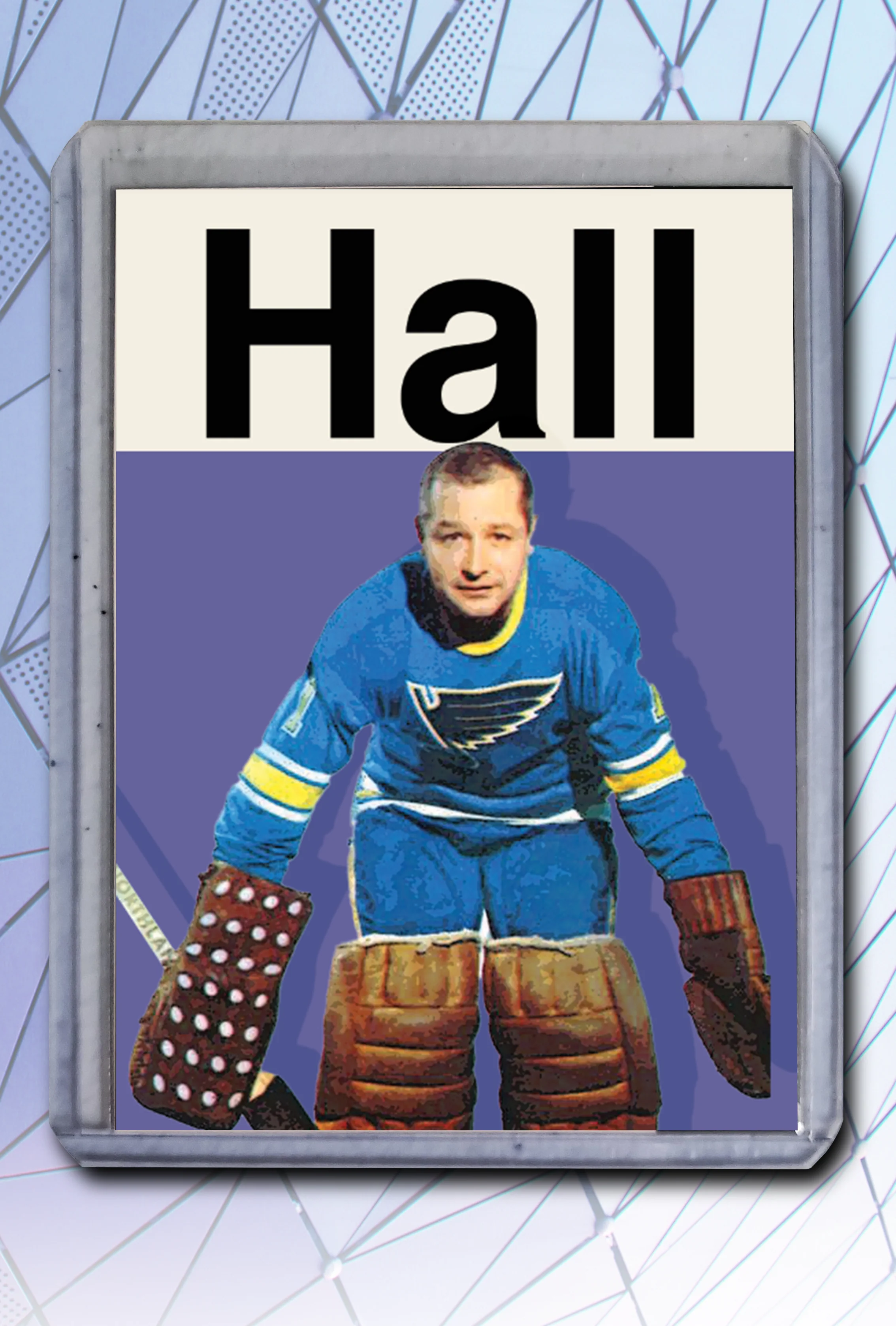 Glenn Hall Artist Signed Hockey Art Card 2/10