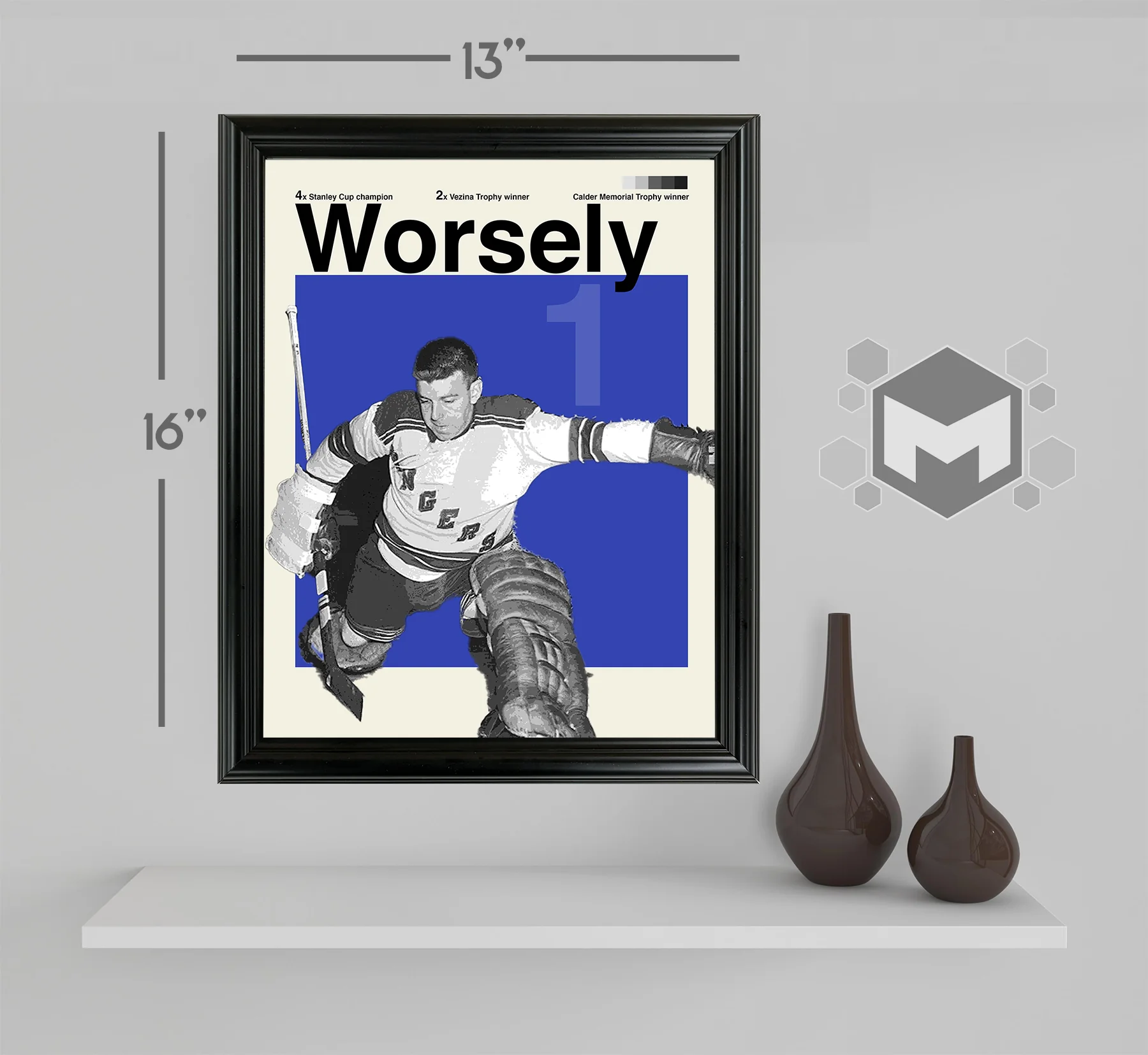 Gump Worsely Framed Sports Art Photo by Thomas Maxwell