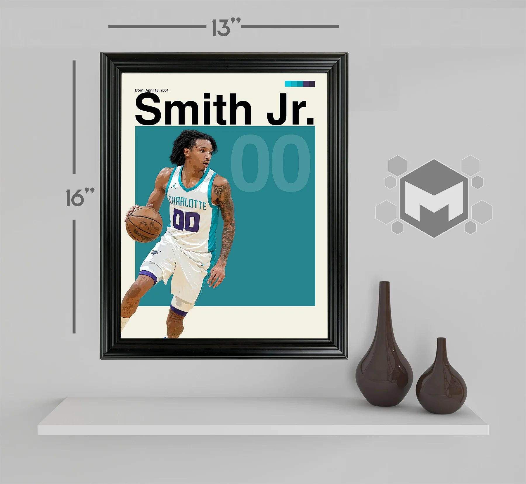 Nick Smith Jr. Framed Sports Art Photo by Thomas Maxwell