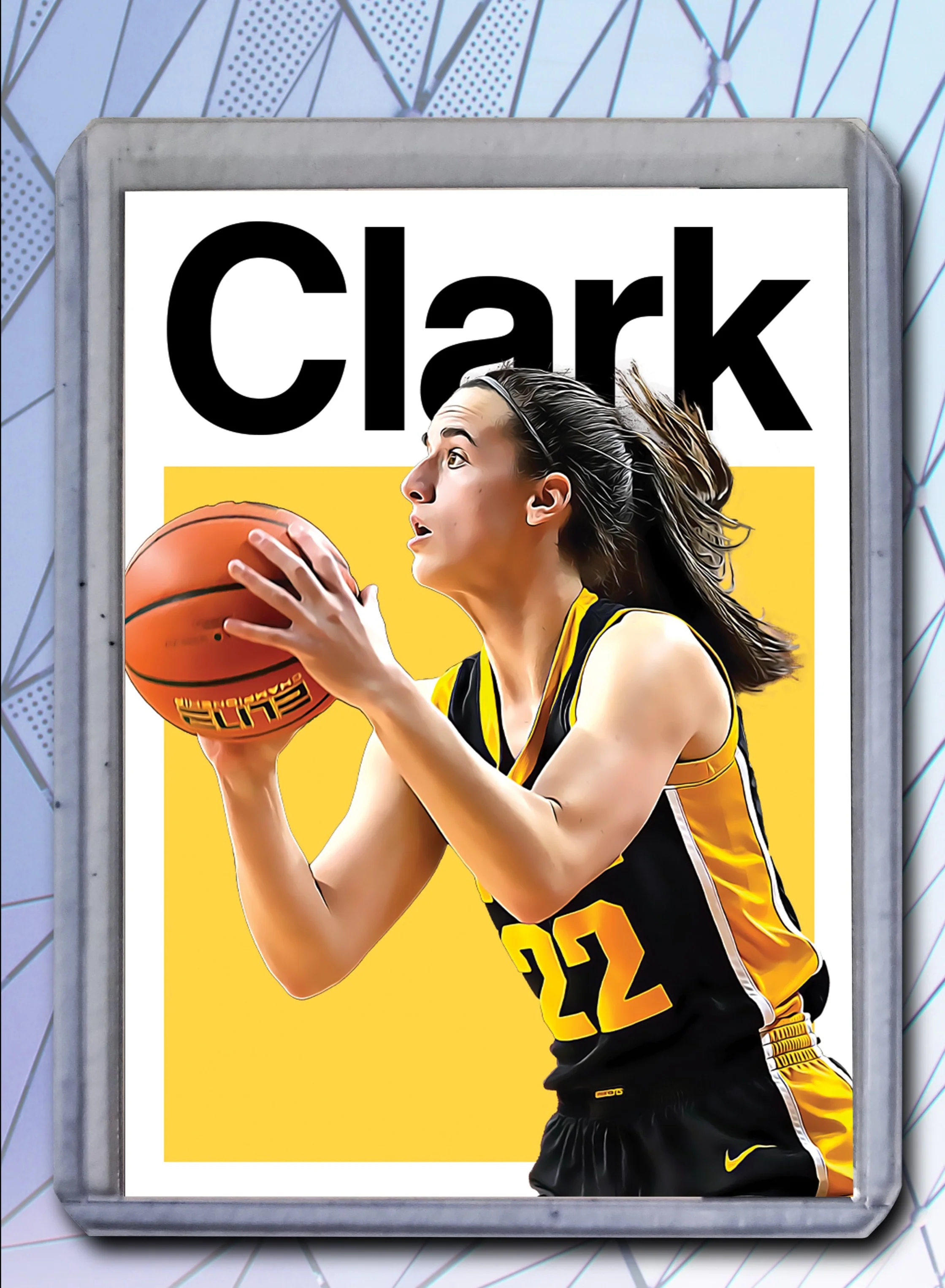Caitlin Clark - 3,000 Point Club - Artist Signed Art Card 3/10