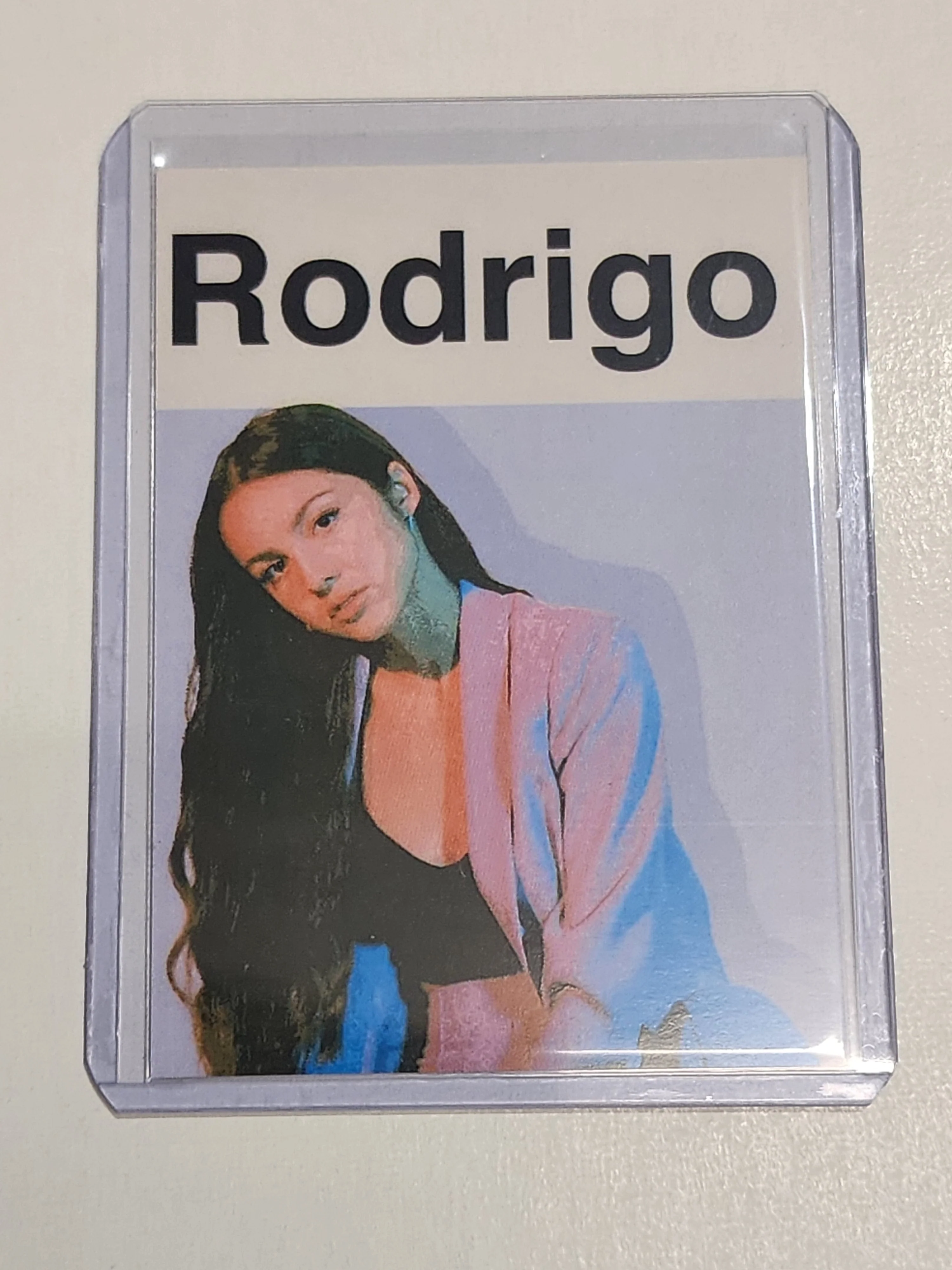 Olivia Rodrigo Artist Signed Music Art Card 2/10
