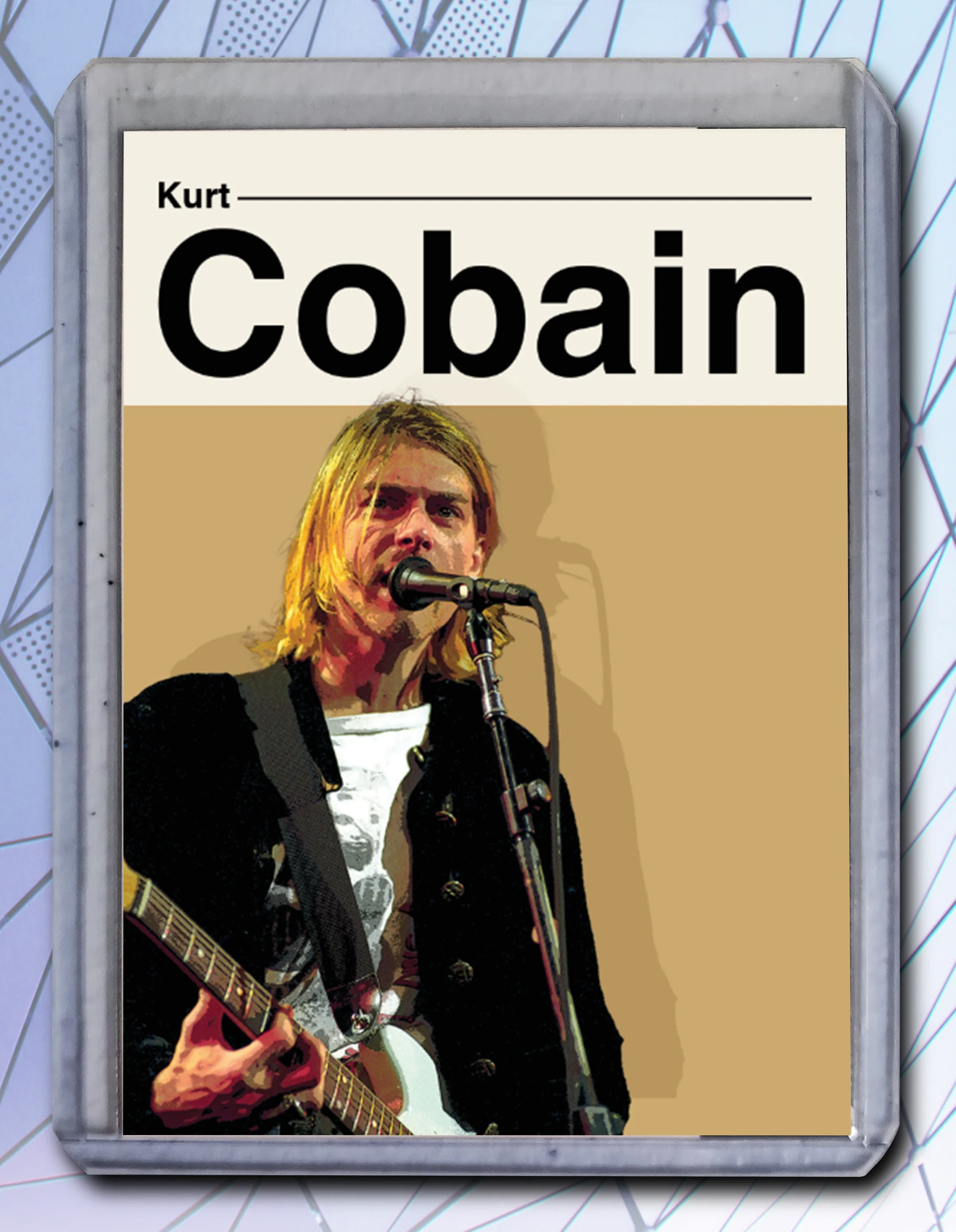 Kurt Cobain Artist Signed Music Art Card 3/10