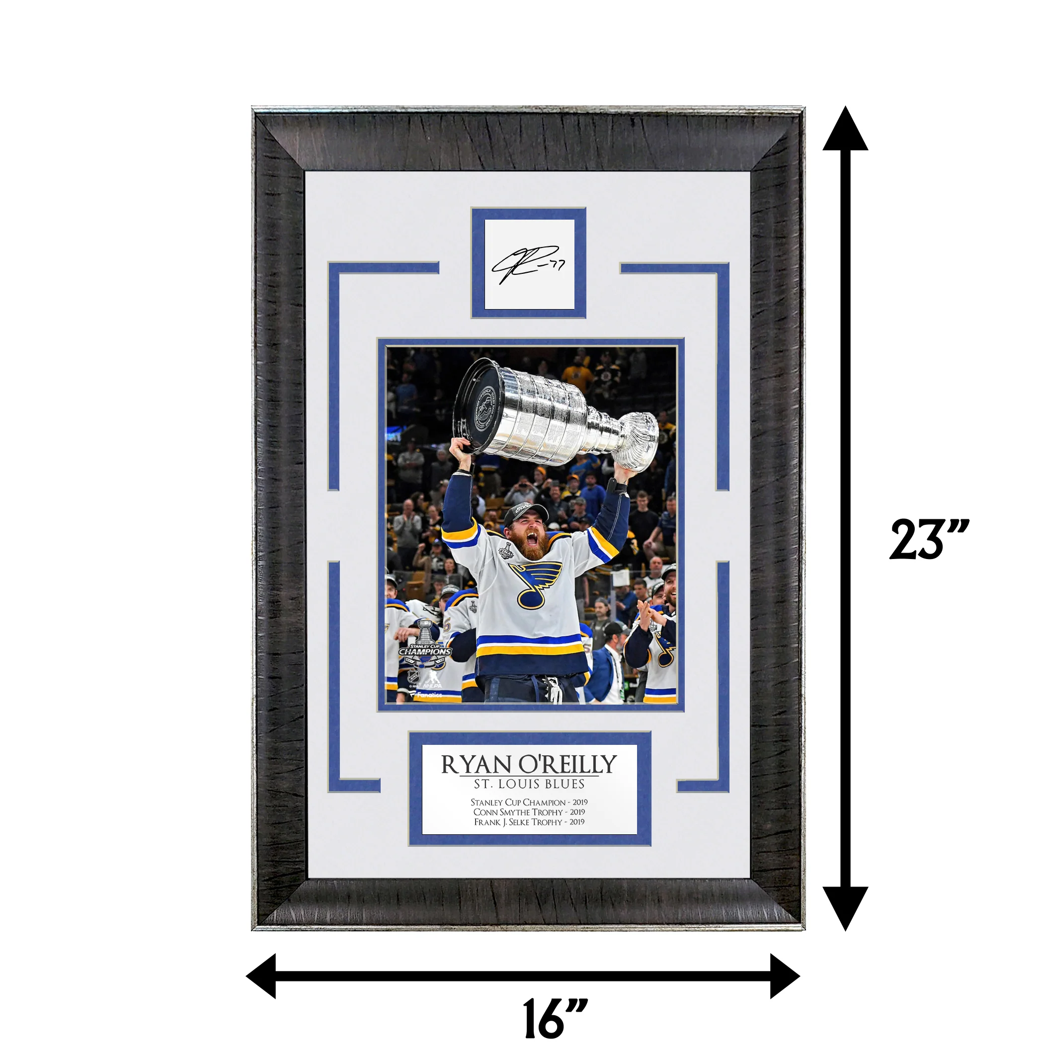 Ryan O'Reilly - Blues - Spotlight Collection | 16 x 23 - Framed Hockey Photo