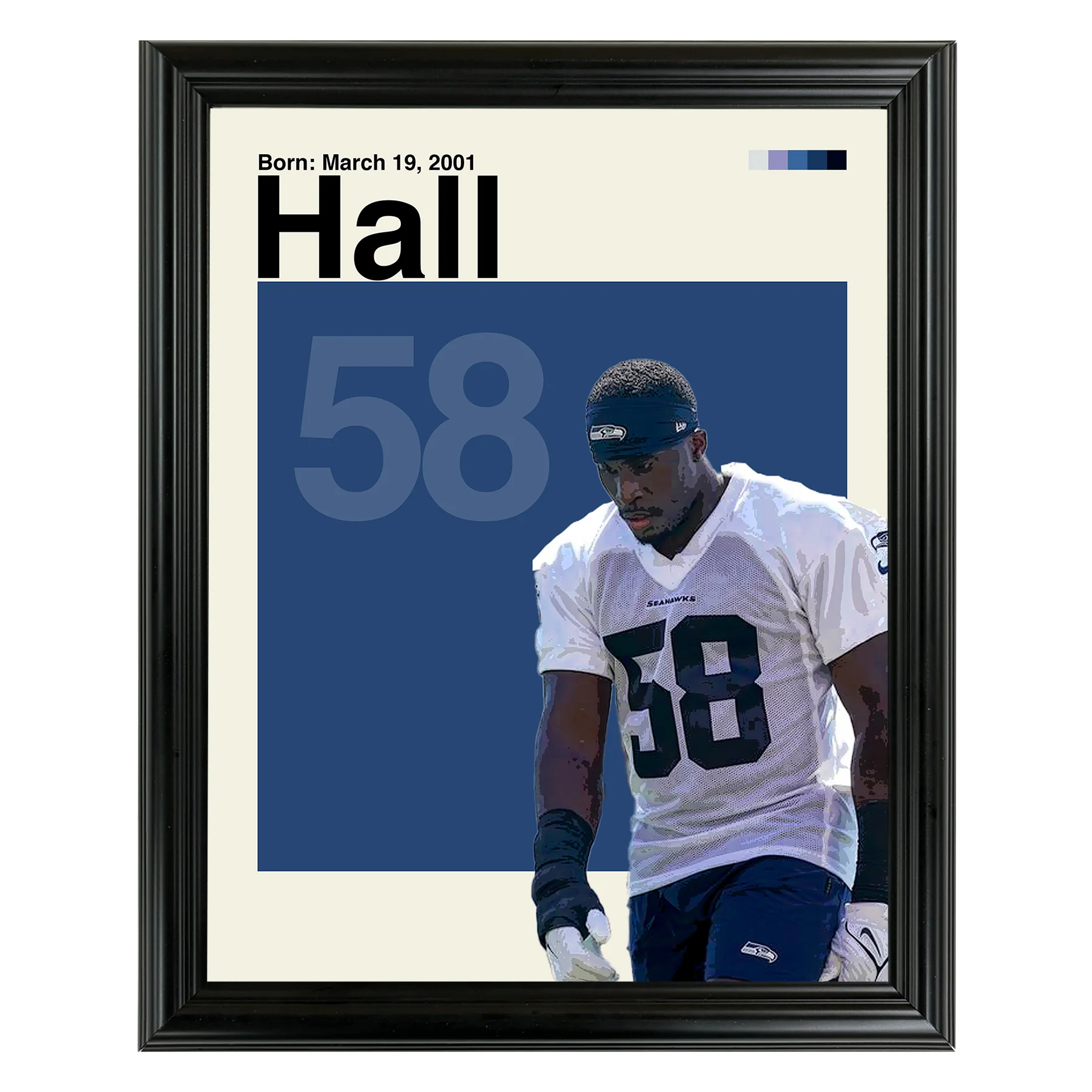 Derick Hall Framed Sports Art Photo by Thomas Maxwell