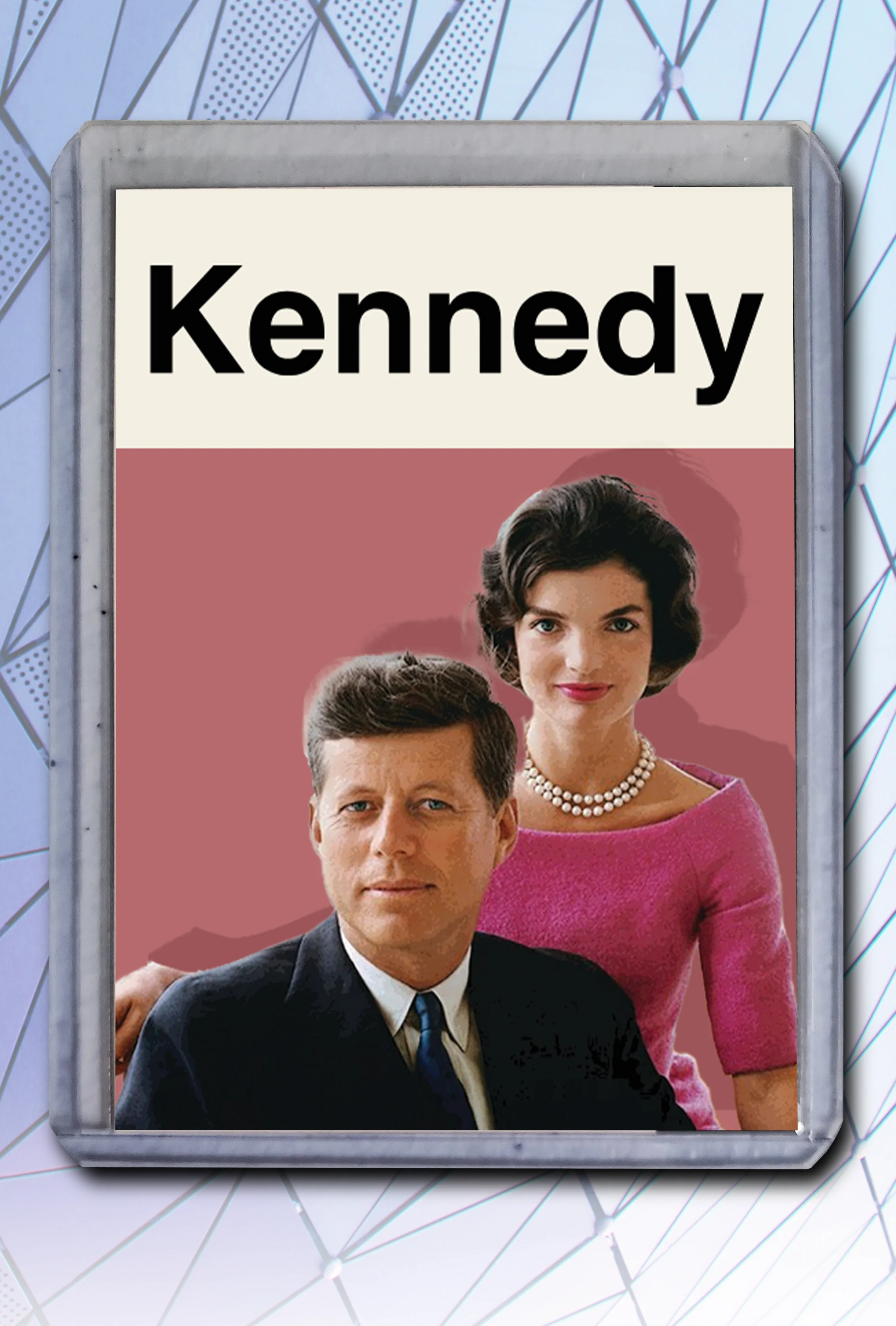 JFK Artist Signed Patriotic Art Card 1/10