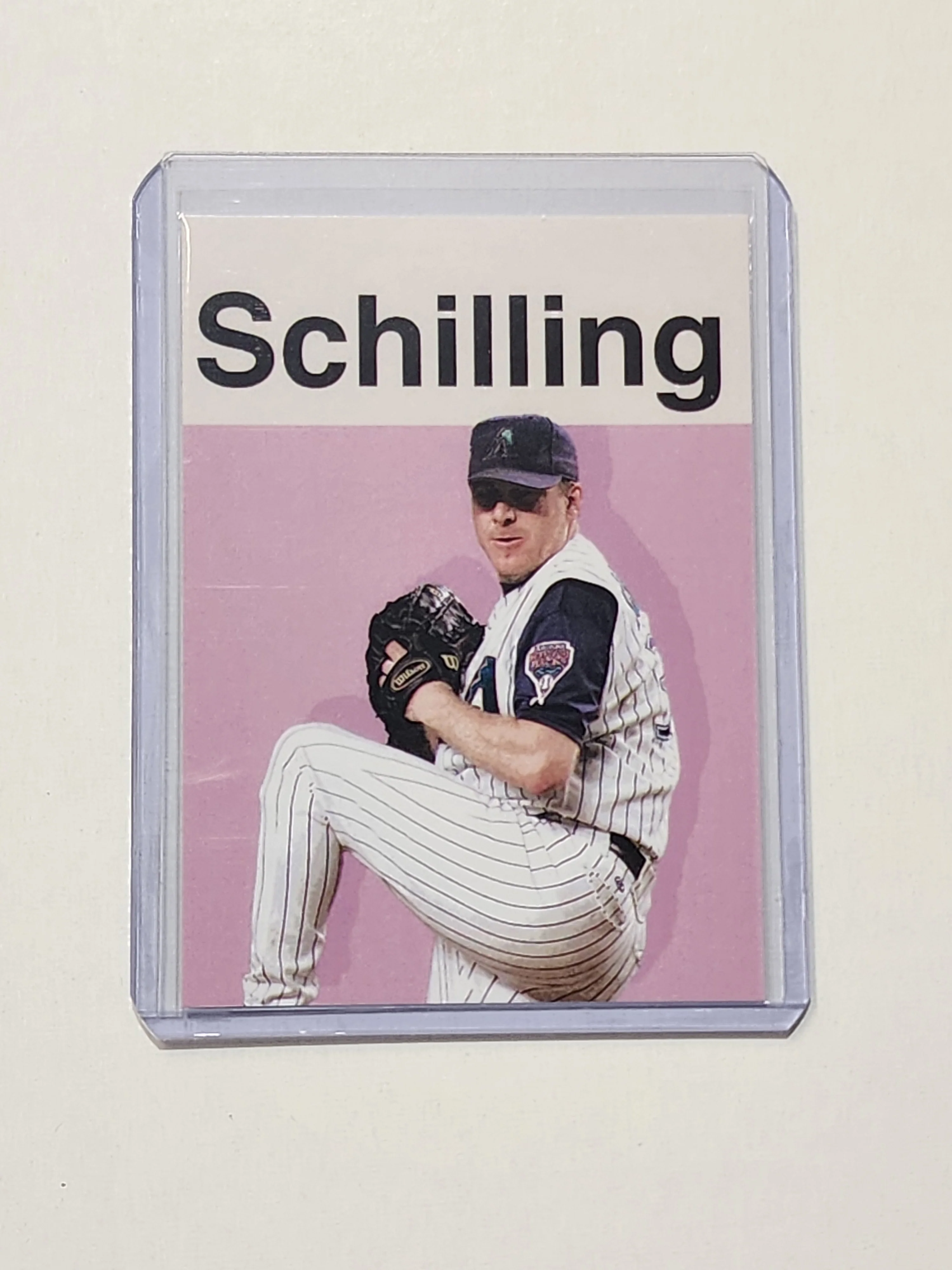 Curt Schilling Artist Signed Baseball Art Card 1/10