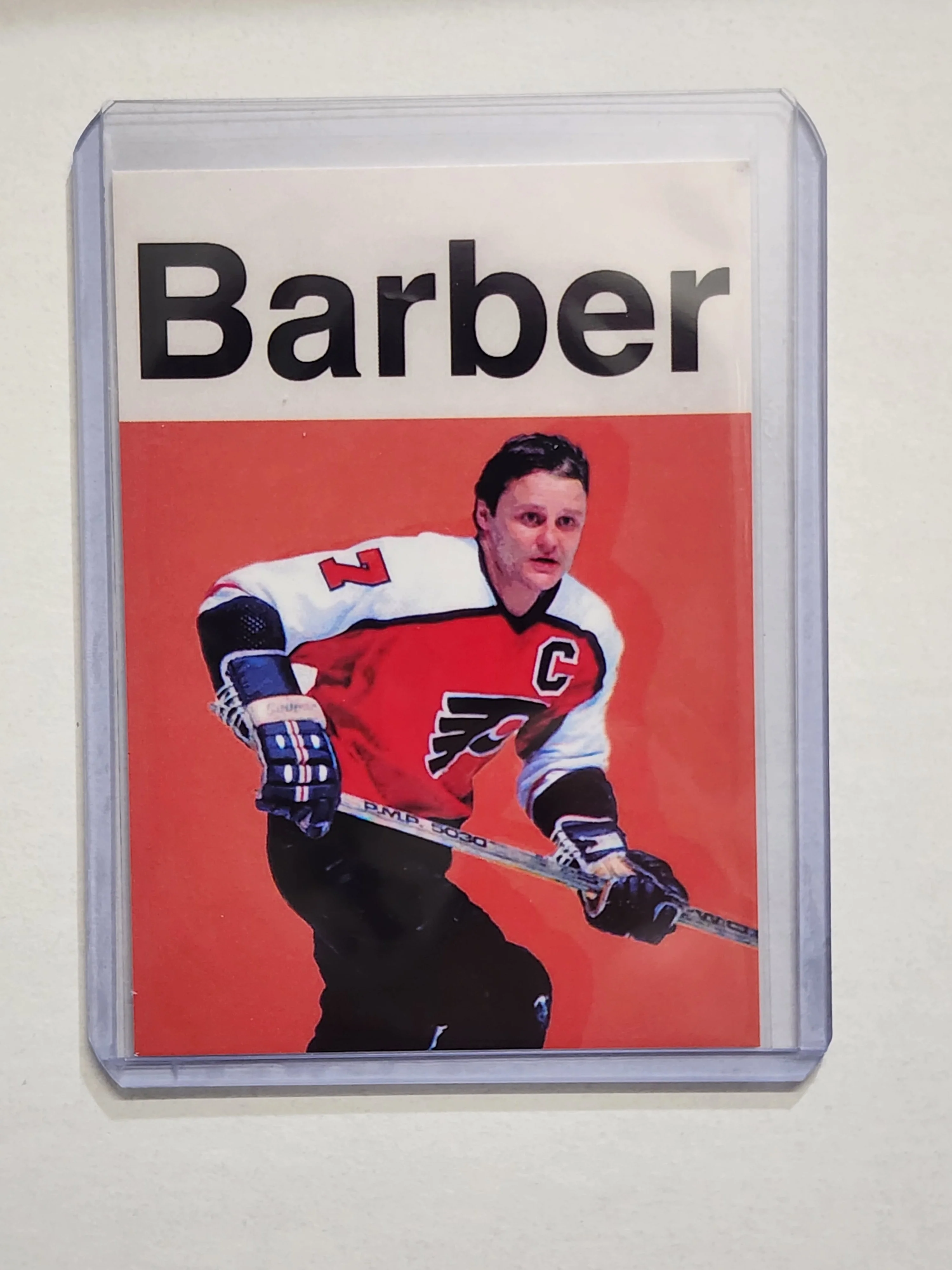 Bill Barber Artist Signed Hockey Art Card 1/10