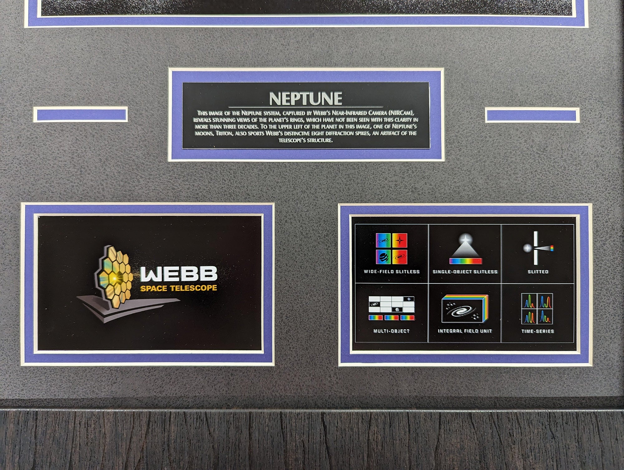 Neptune - James Webb Telescope - Portrait