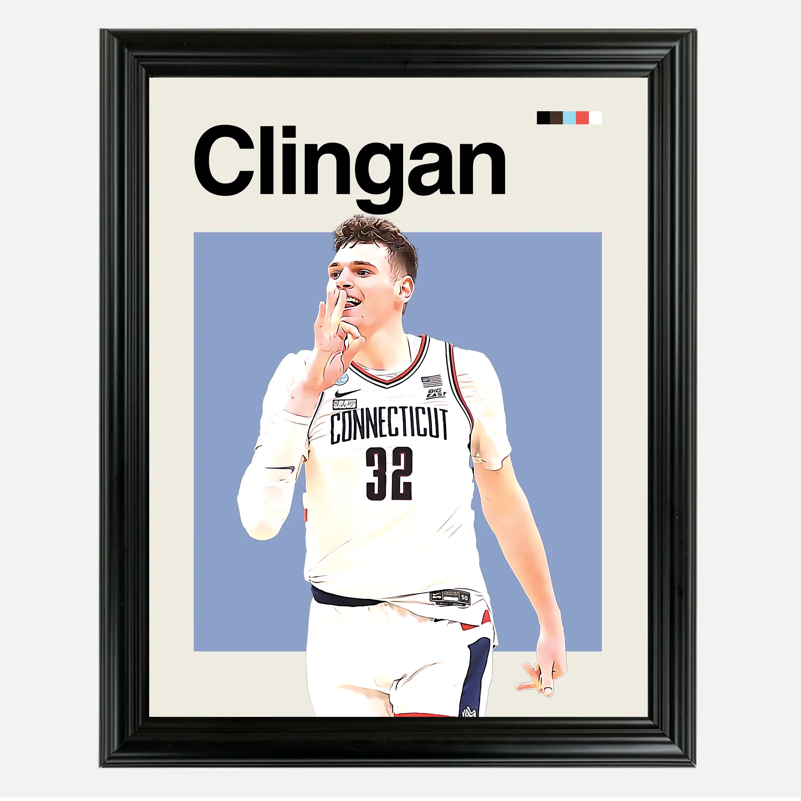 Donovan Clingan Framed Sports Art Photo by Thomas Maxwell