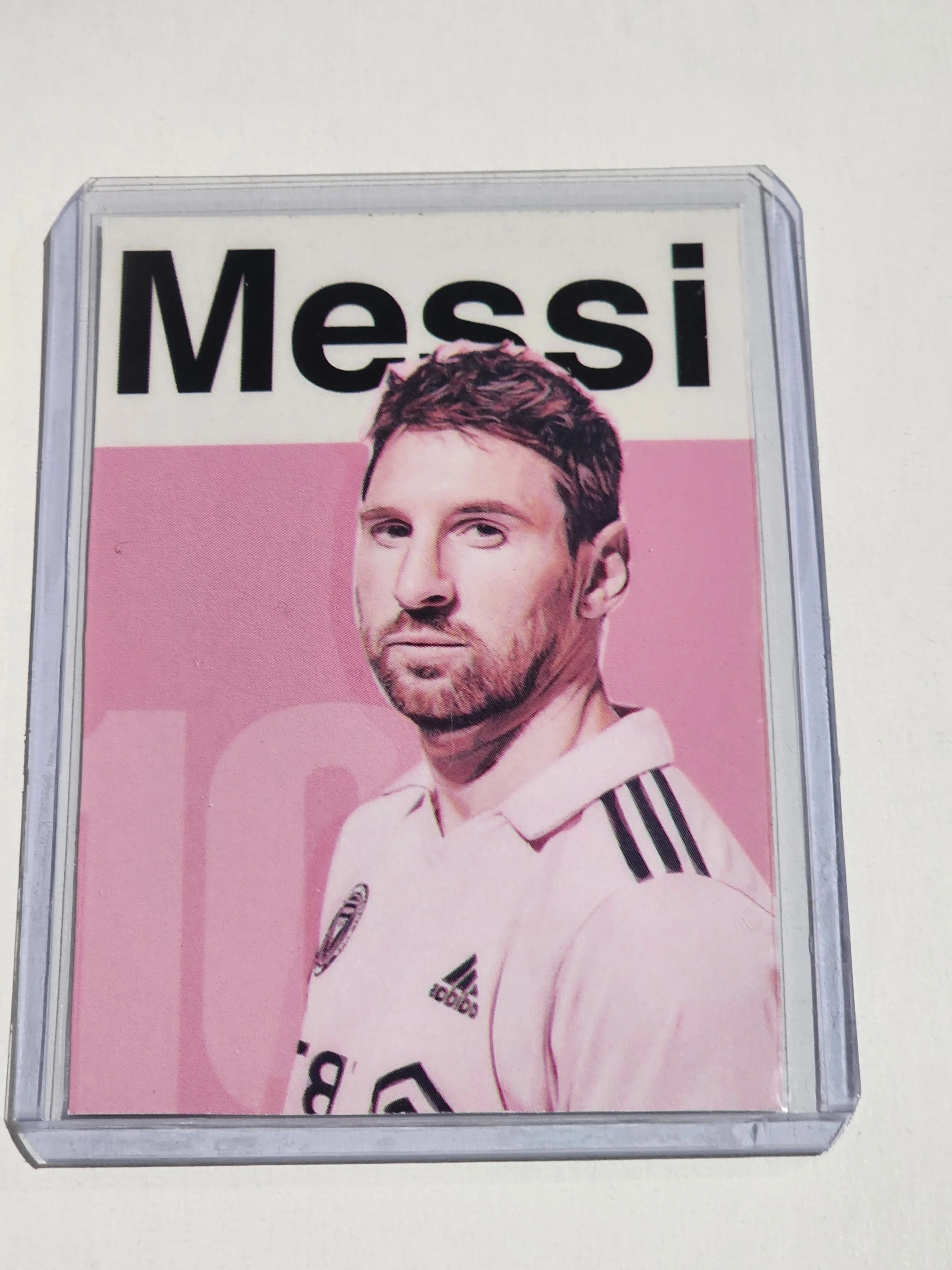 Lionel Messi Soccer Art Card - Artist Signed - 4/10