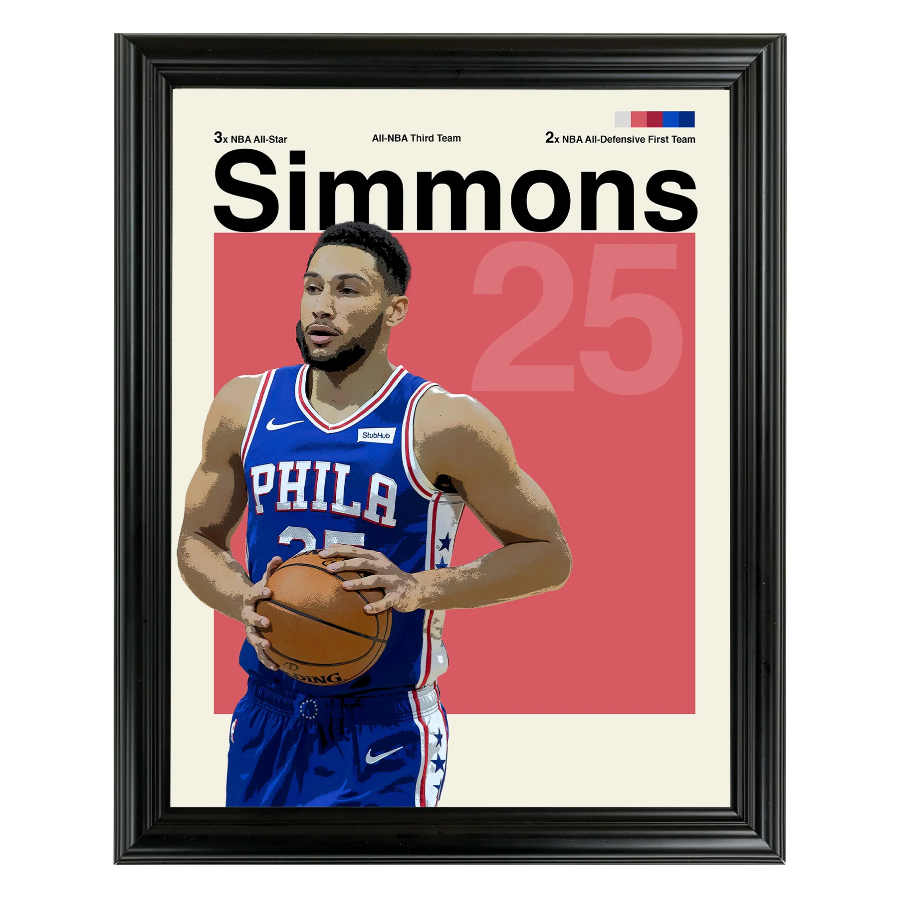 Ben Simmons Framed Sports Art Photo by Thomas Maxwell