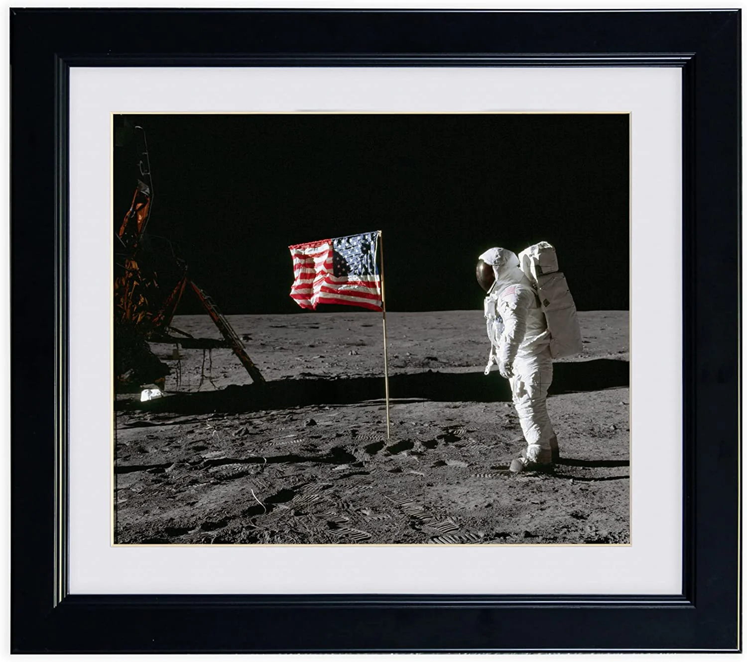 The Moon Landing - Framed Photo